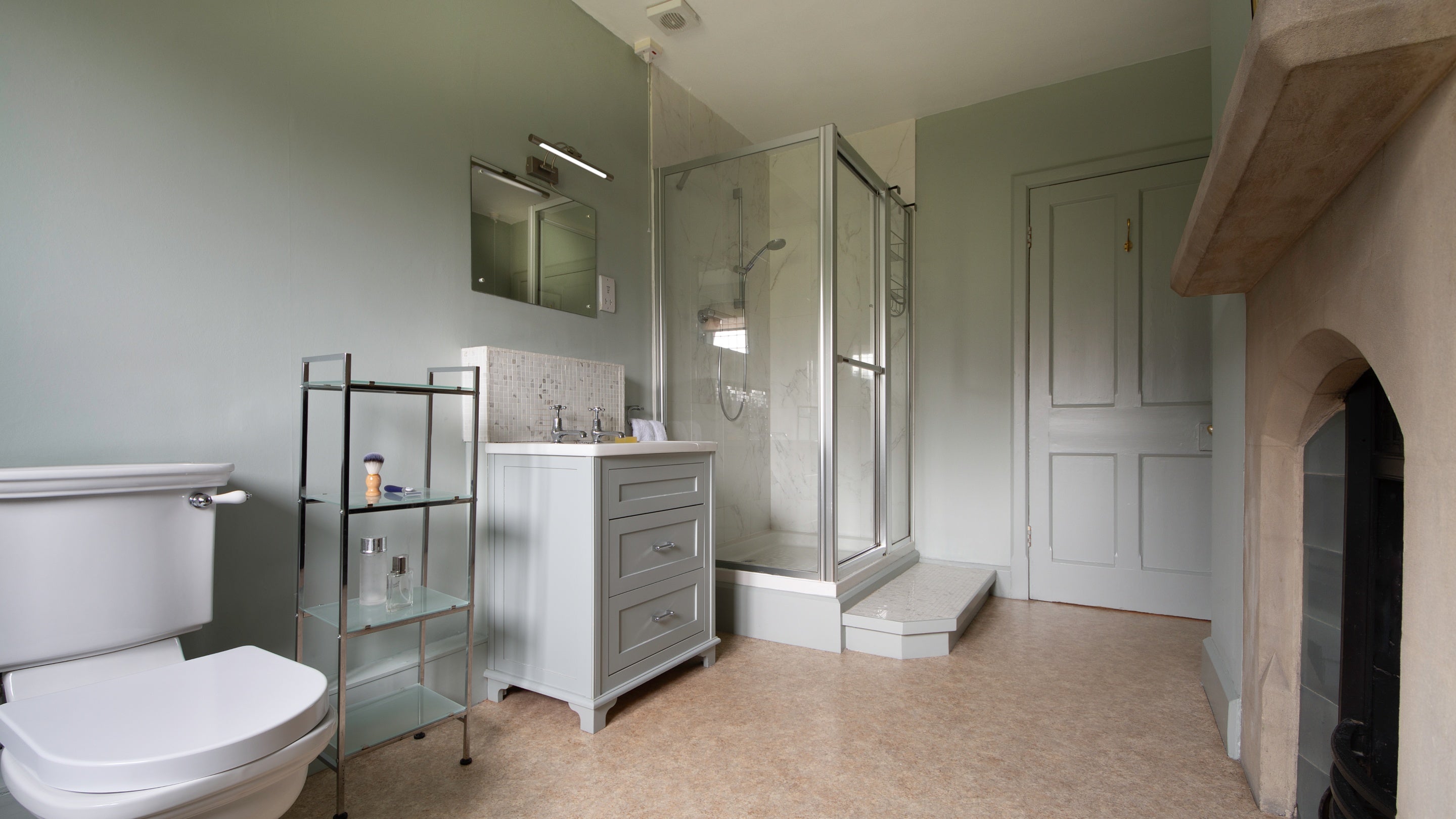 The first floor shower room at Choristers' House, Yorkshire