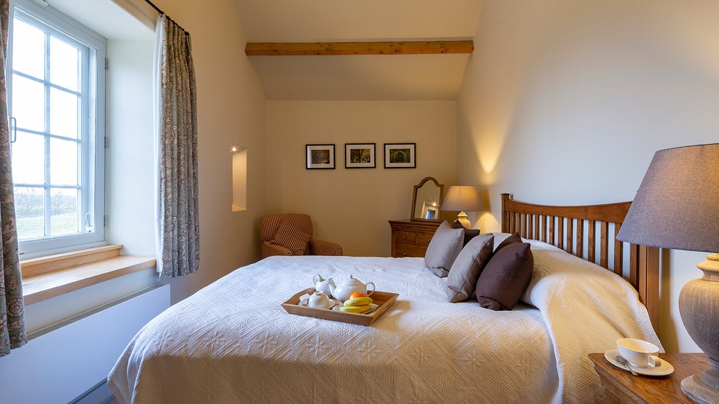 The second double bedroom at Curlew, Ripon, Yorkshire
