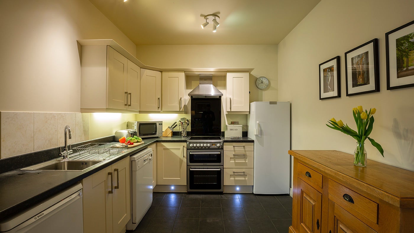 The kitchen at Curlew, Ripon, Yorkshire