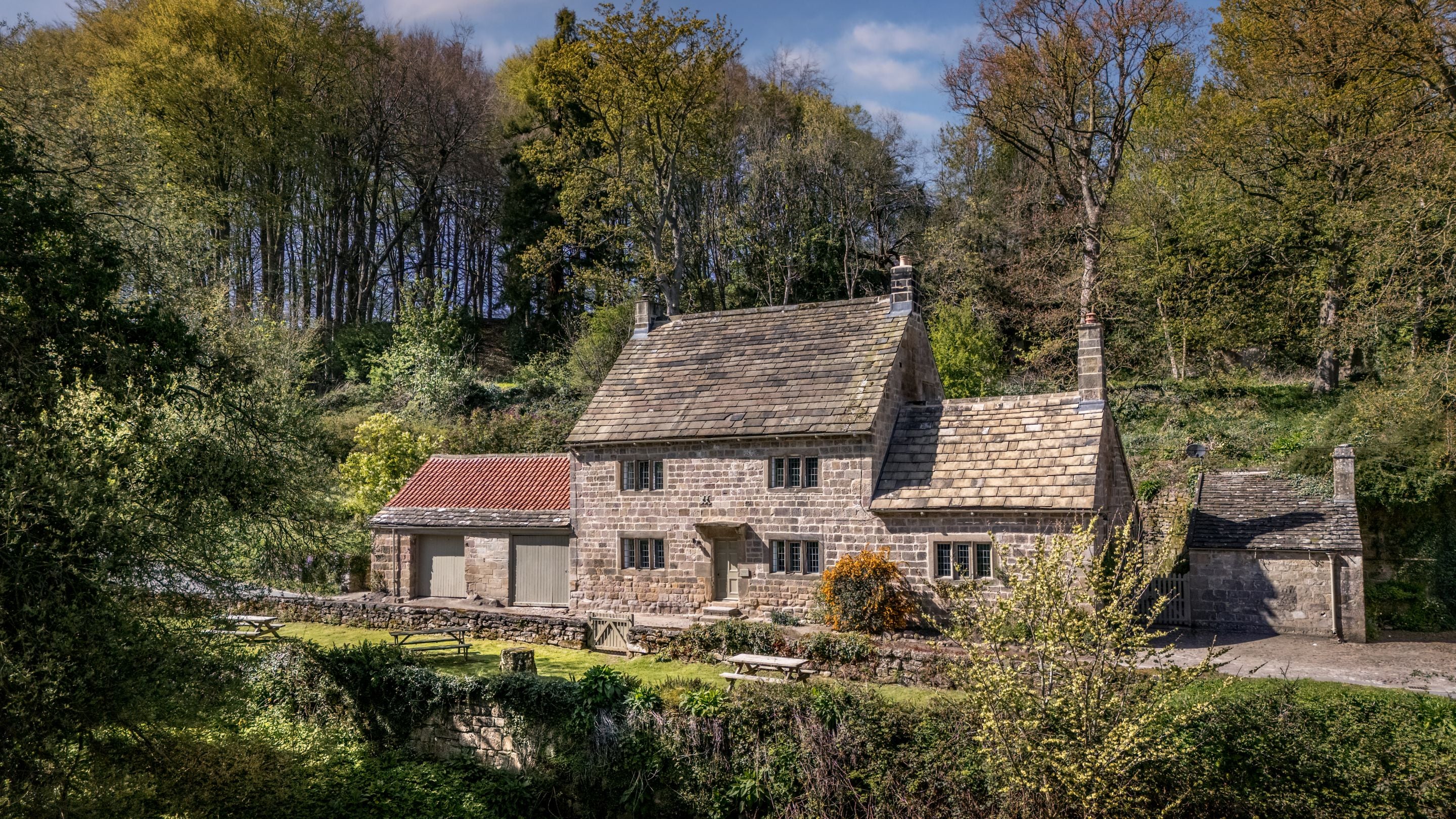 Fountains Cottage, an 18th-century stone farmhouse, Yorkshire