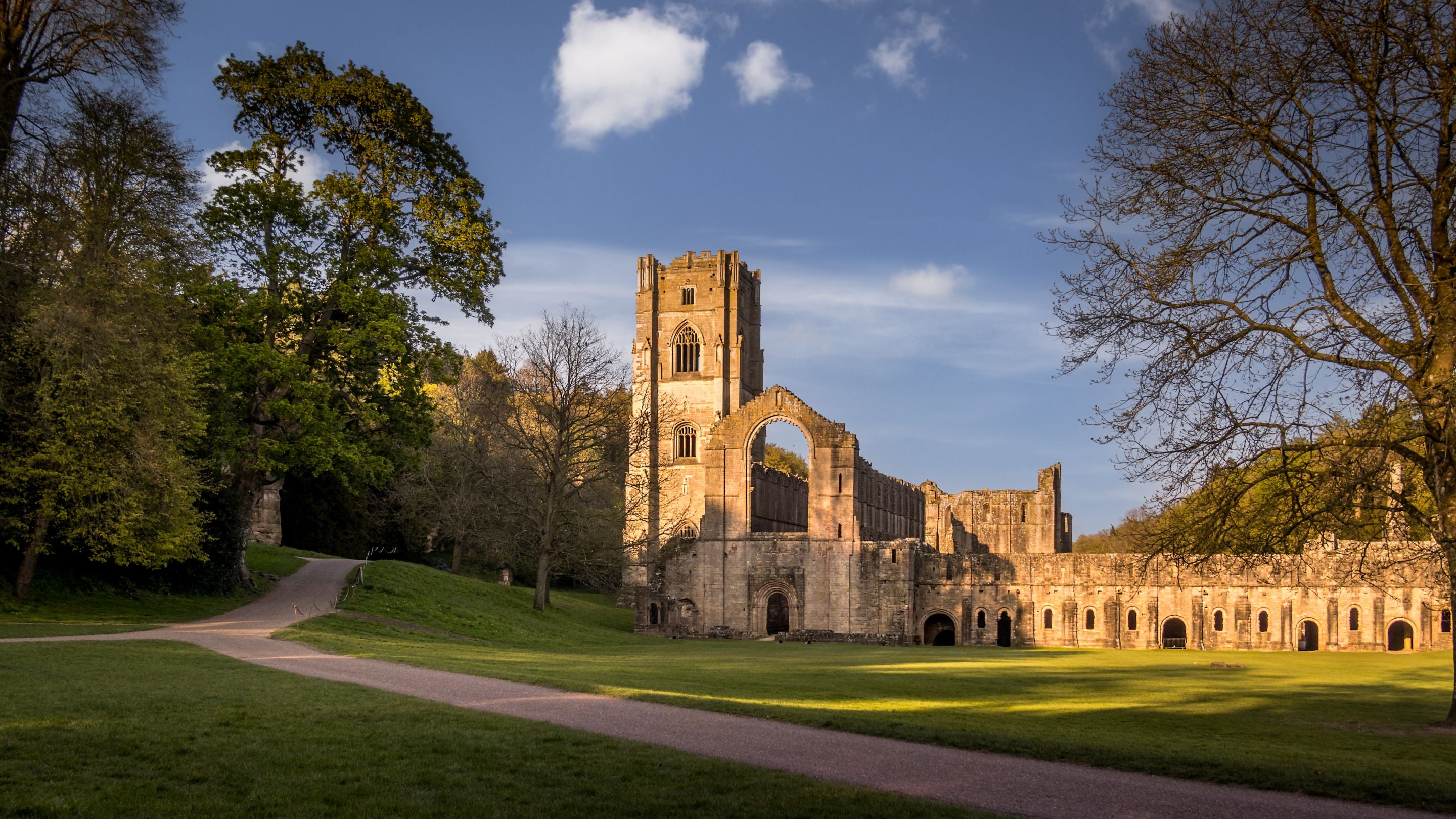 Fountains Abbey ruins, Yorkshire