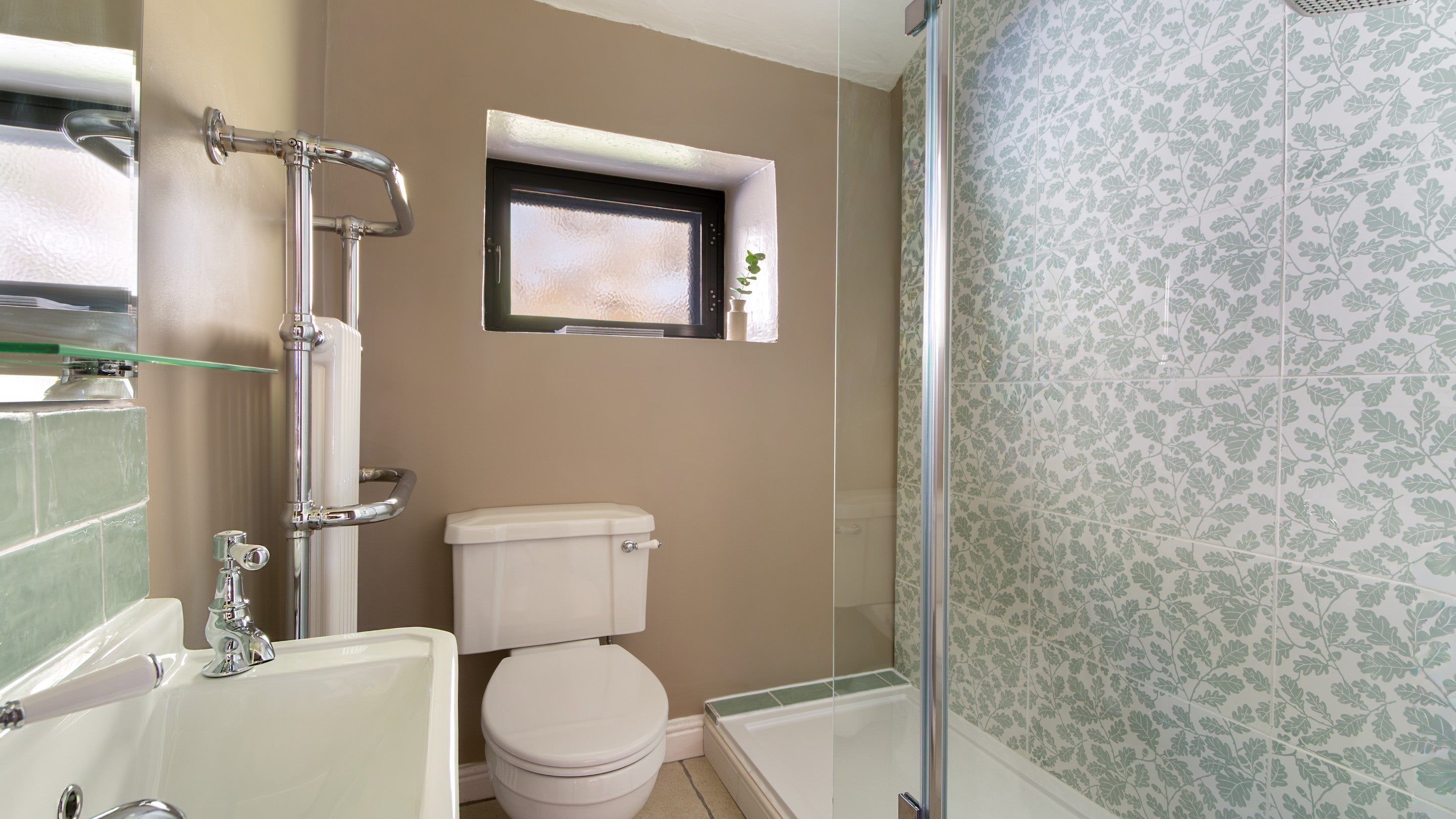 The ground-floor shower room at Fountains Cottage, Yorkshire