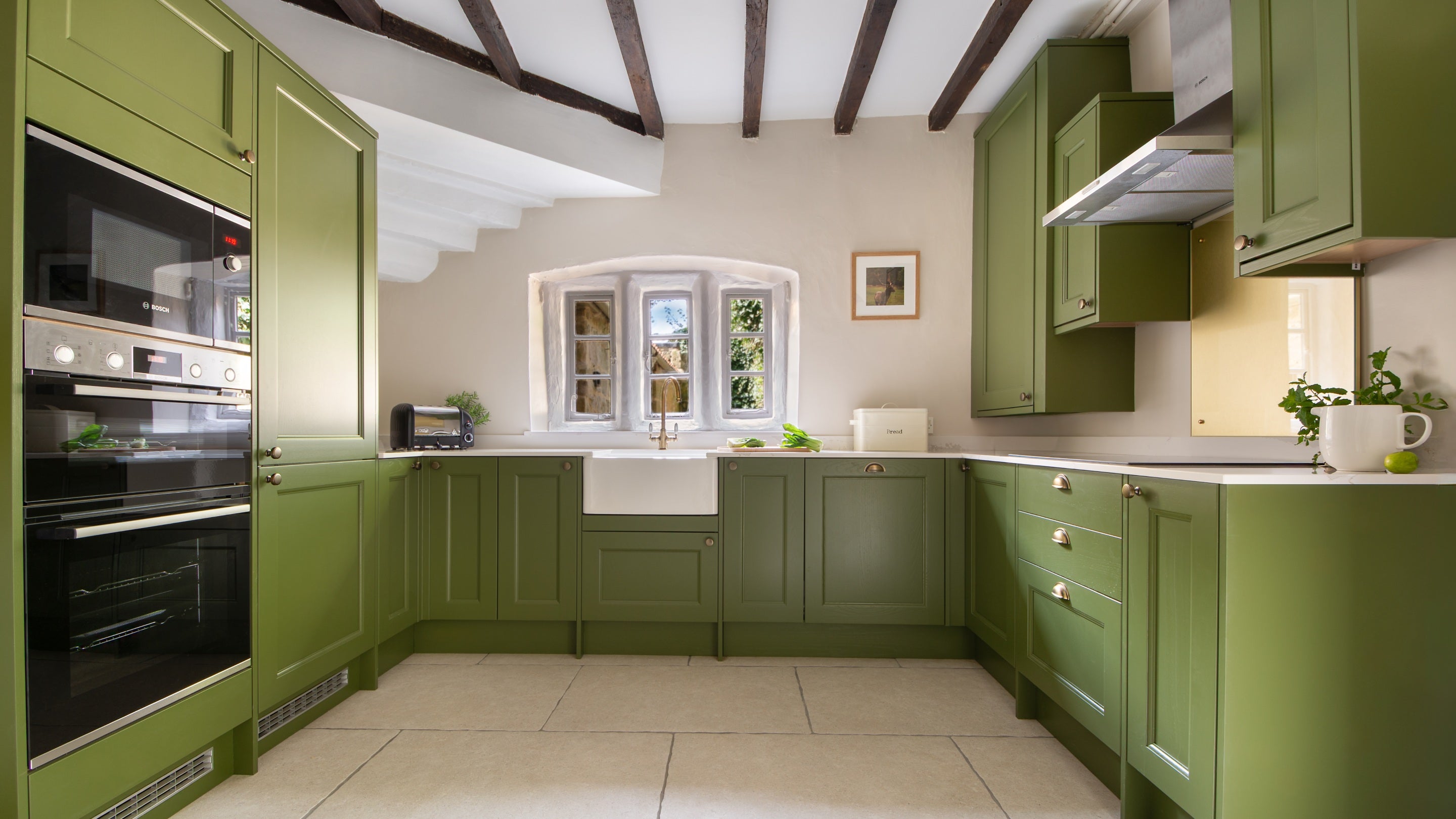 The kitchen at Fountains Cottage, Yorkshire