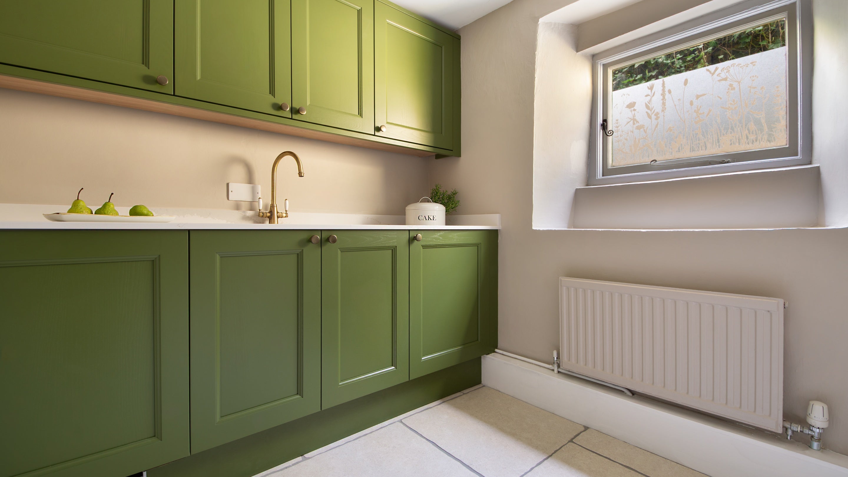 The pantry at Fountains Cottage, Yorkshire