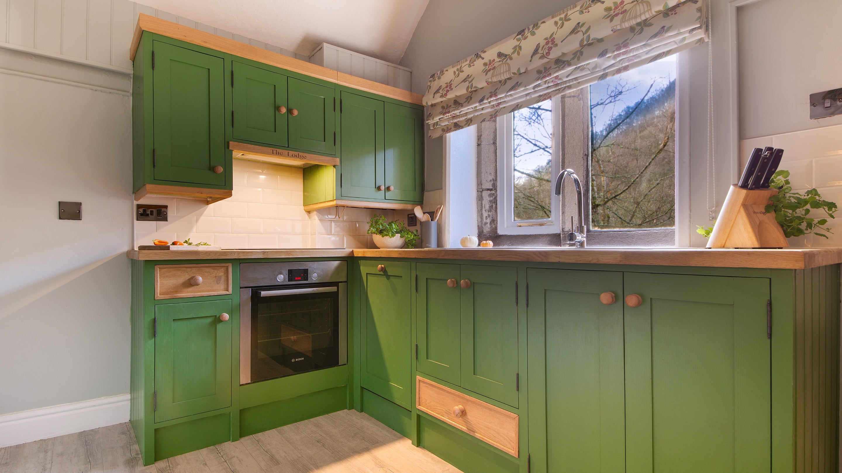 The kitchen at Hardcastle Lodge, Yorkshire