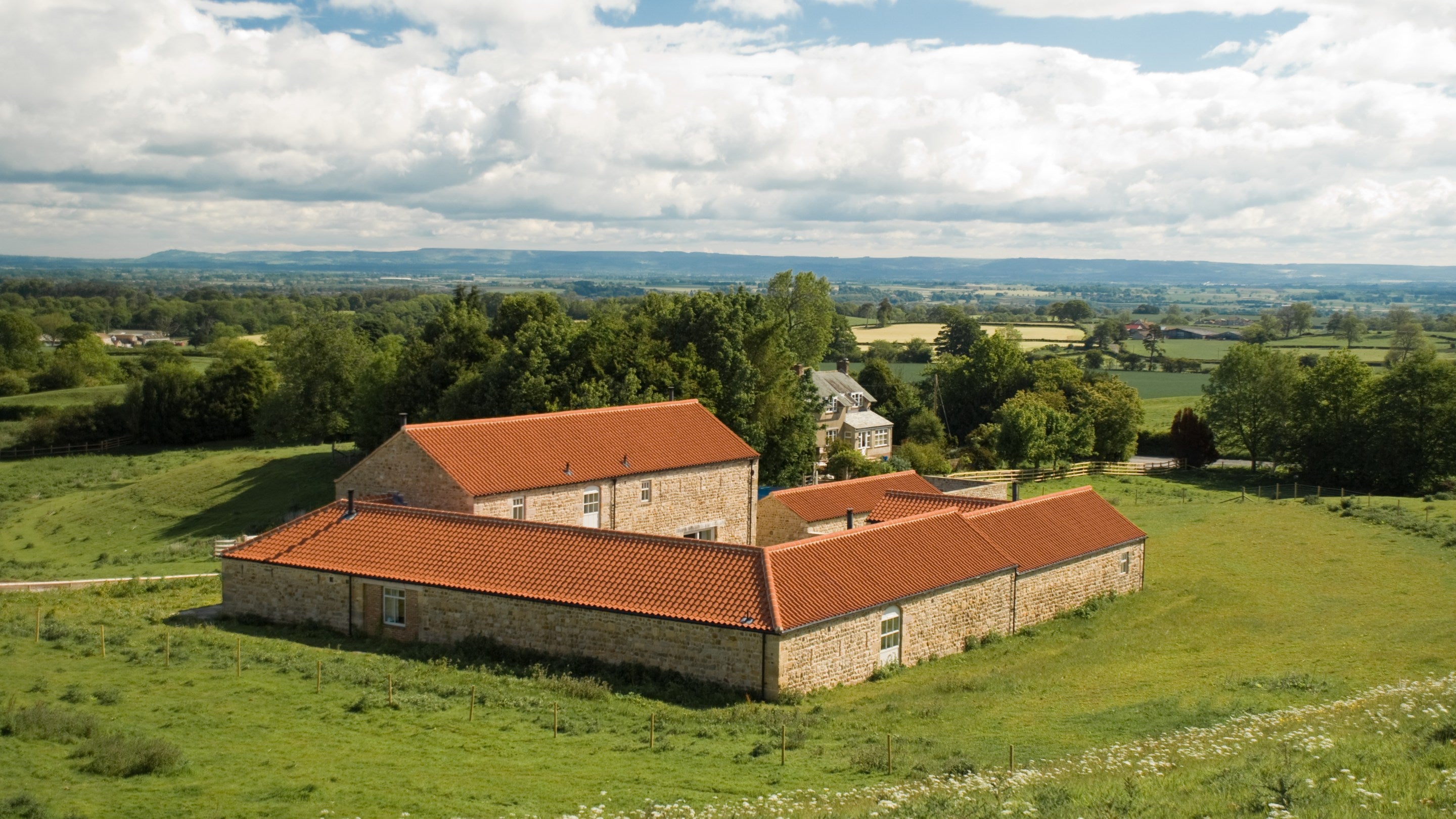 The How Hill cottages, converted barns near Fountains Abbey, Yorkshire
