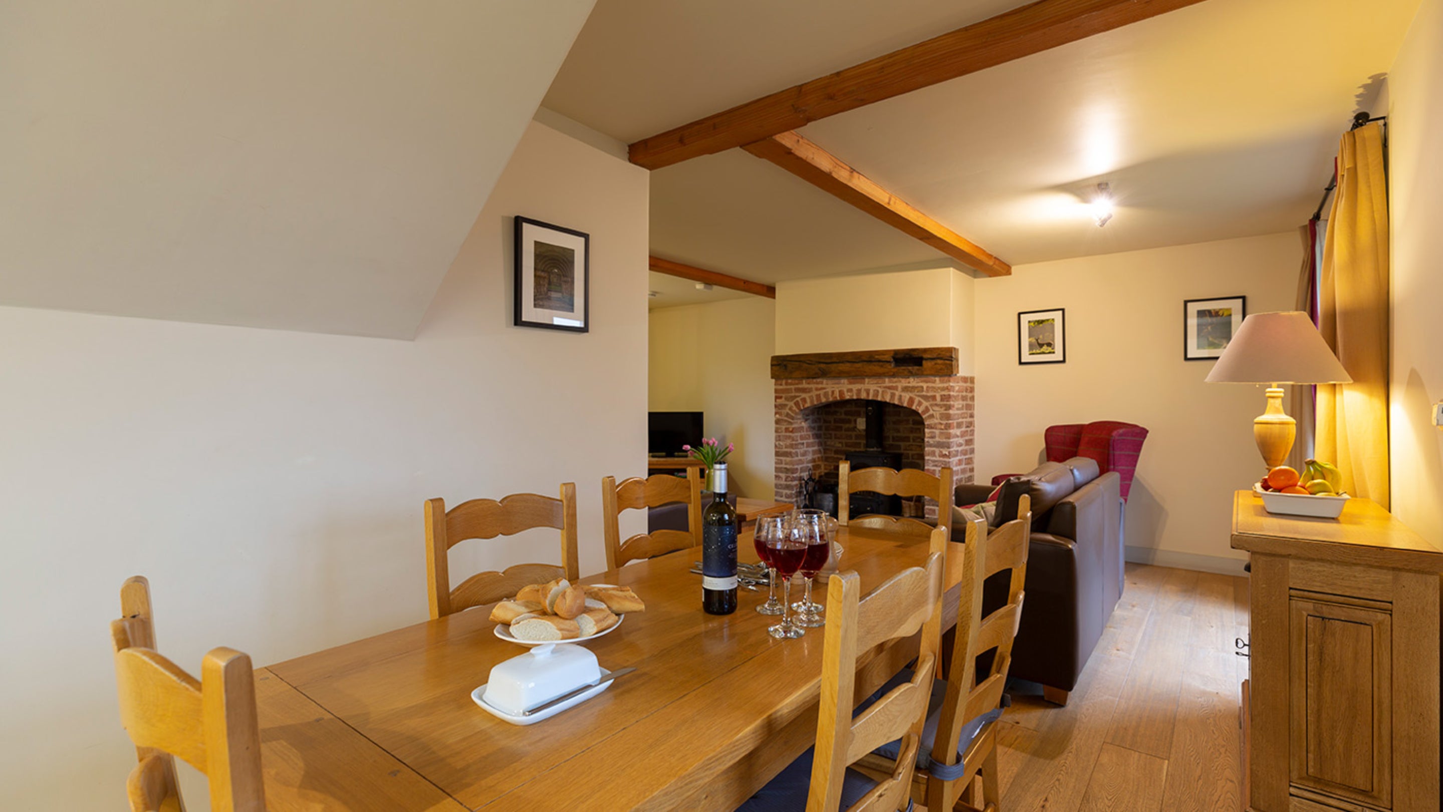 The dining room at Lapwing, Yorkshire