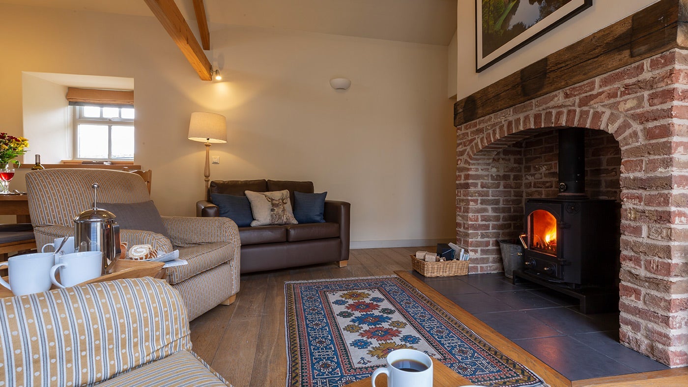 The sitting area at Lark, Ripon, Yorkshire