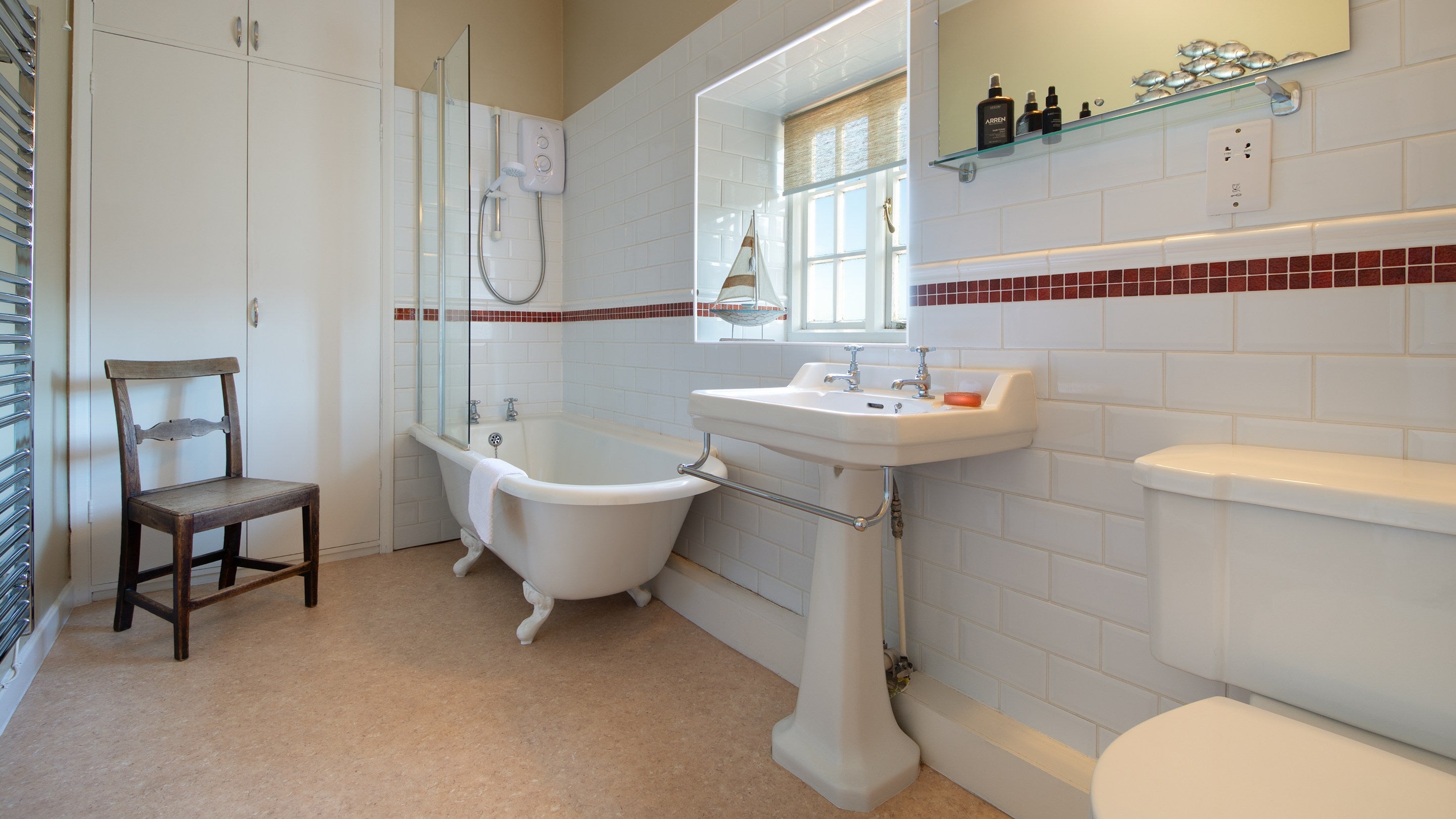 The bathroom at Low Peak, Yorkshire