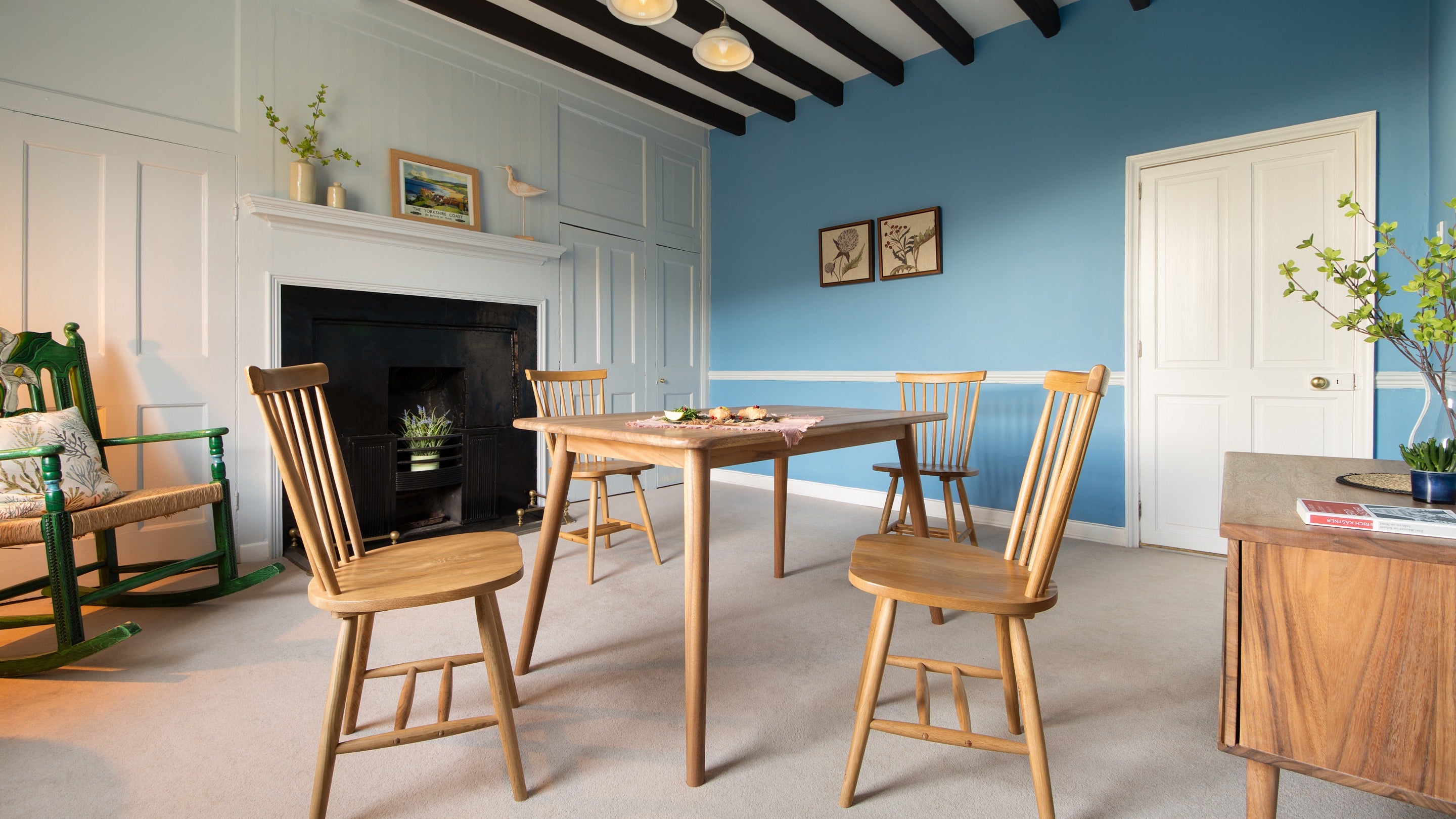 The dining room at Low Peak, Yorkshire