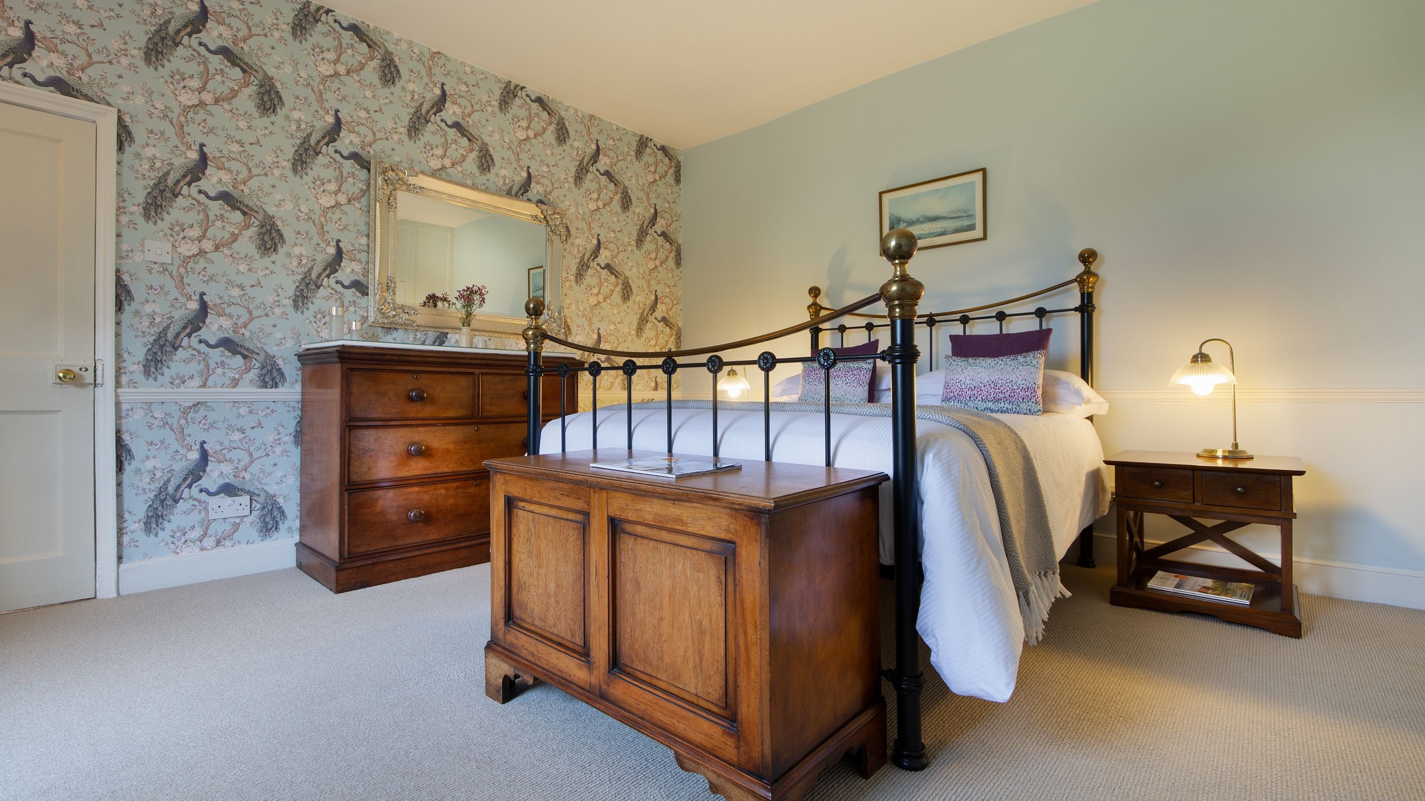 The double bedroom at Low Peak, Yorkshire