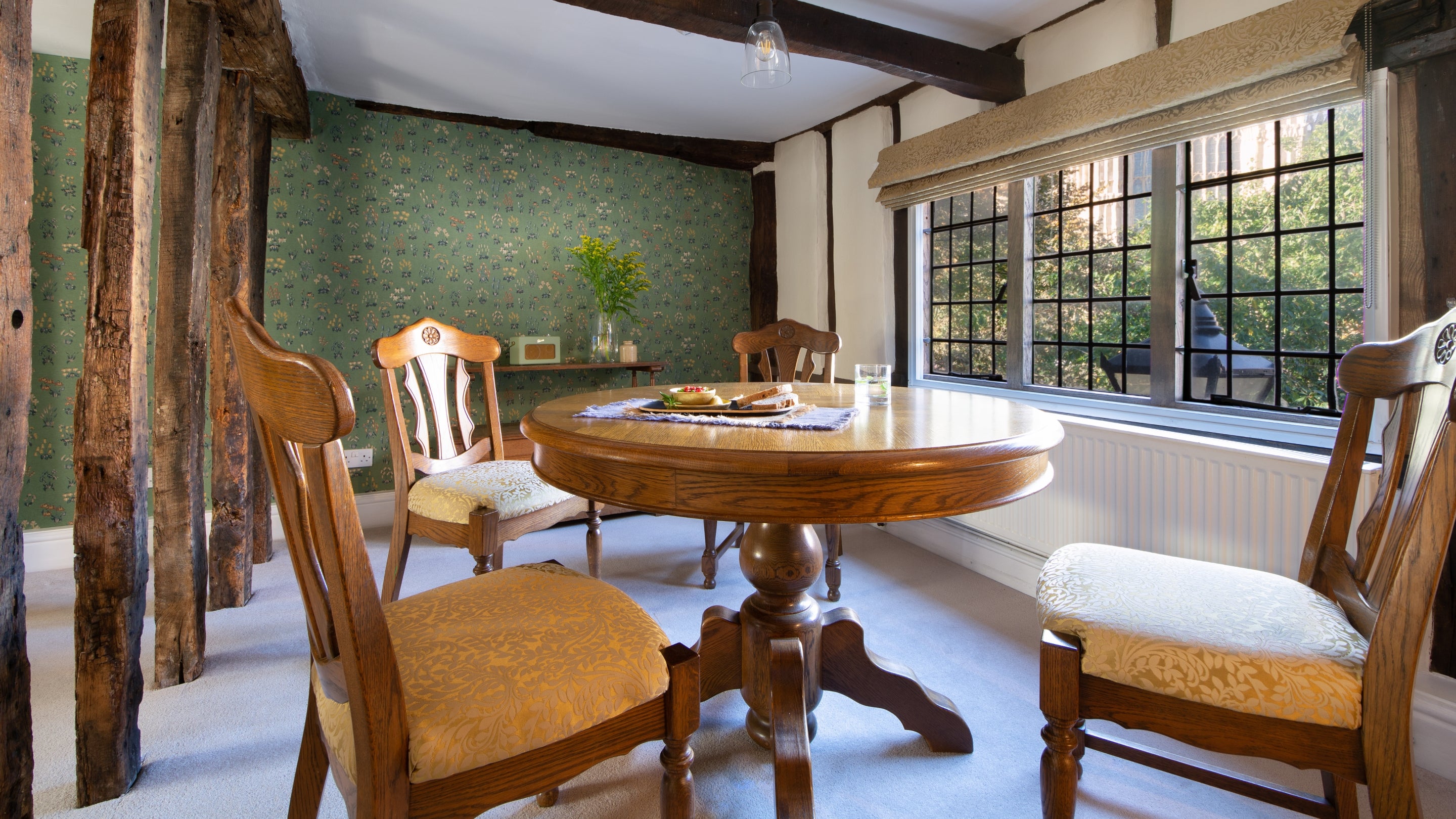 The dining area at Minstergate, Yorkshire