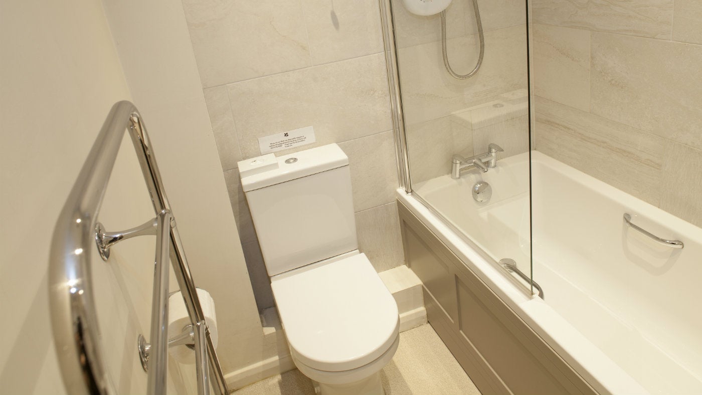 The bathroom at The Old Smithy, nr Skipton, Yorkshire