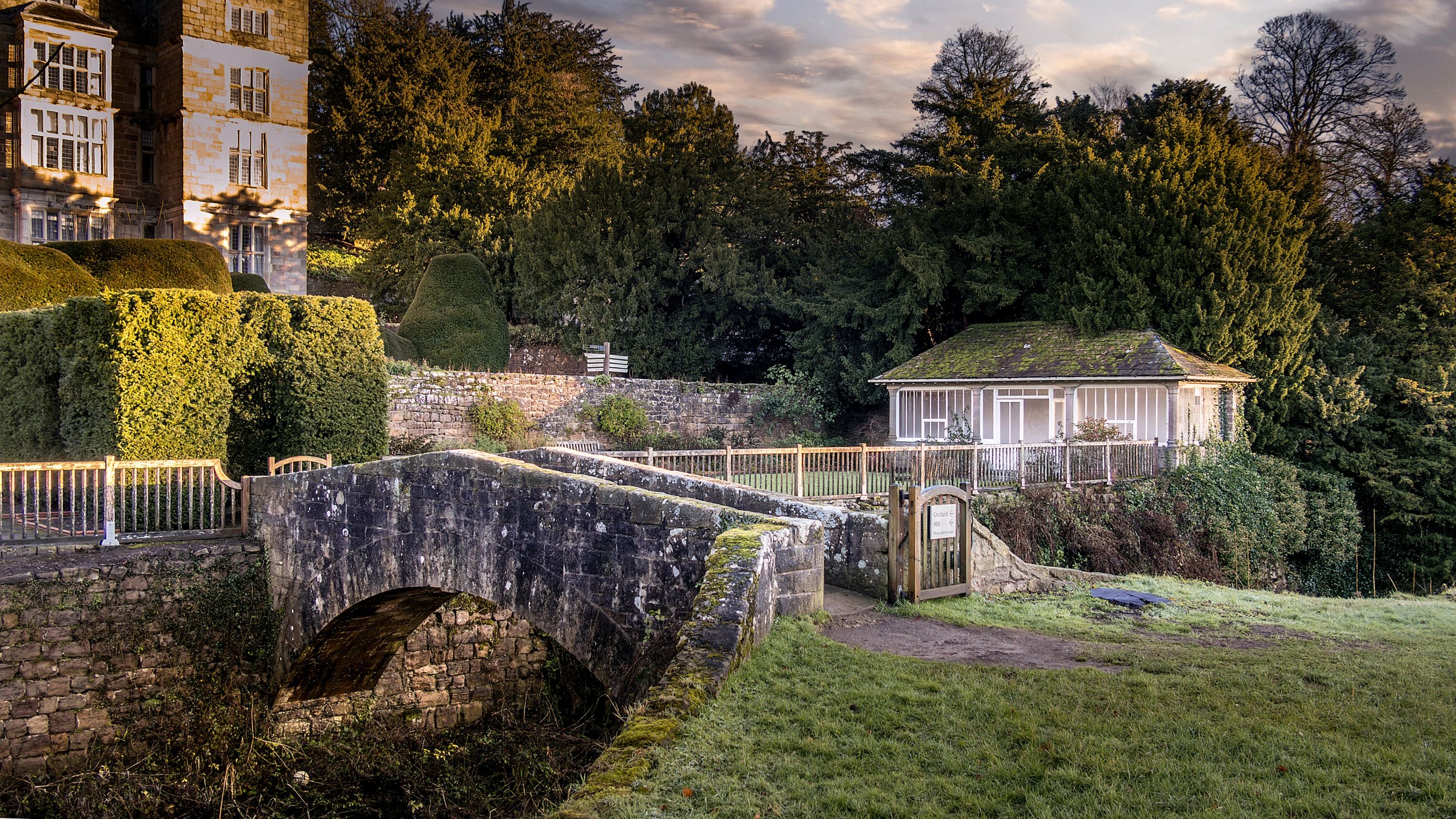 The bridge over the river Skell, leading to Proctor, North Yorkshire