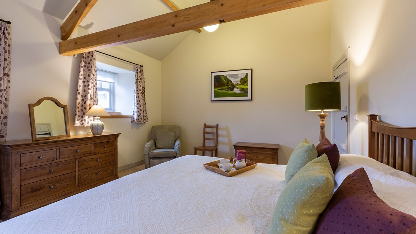The first double bedroom at Swallow, Ripon, Yorkshire