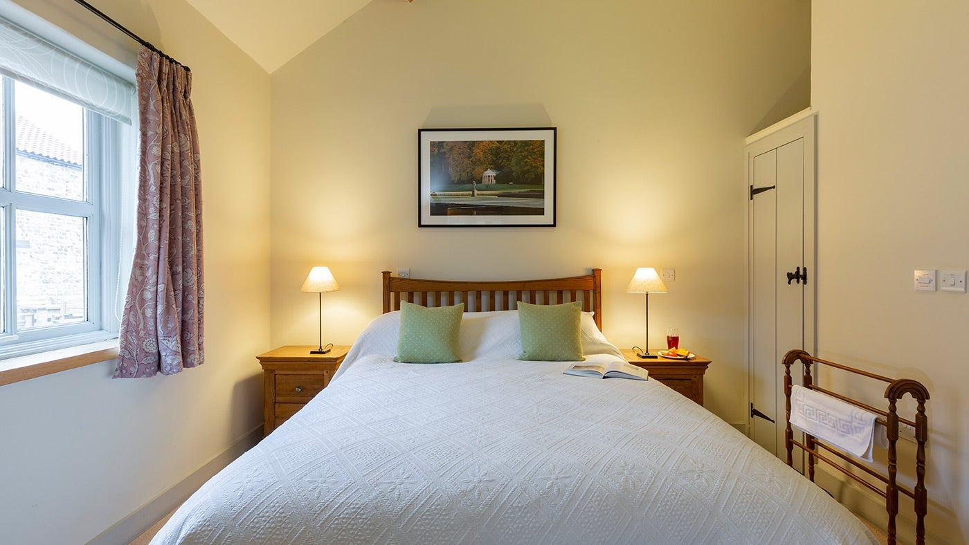 The second double bedroom at Swallow, Ripon, Yorkshire