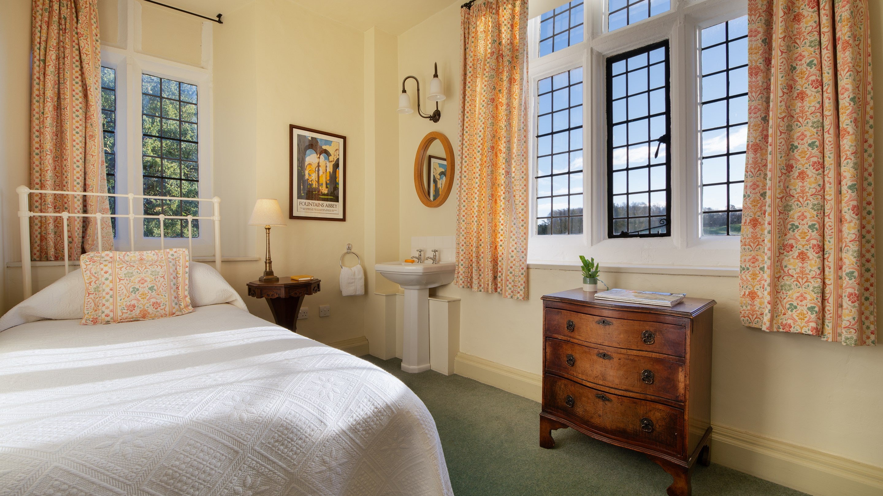 The single bedroom at Vyner, North Yorkshire