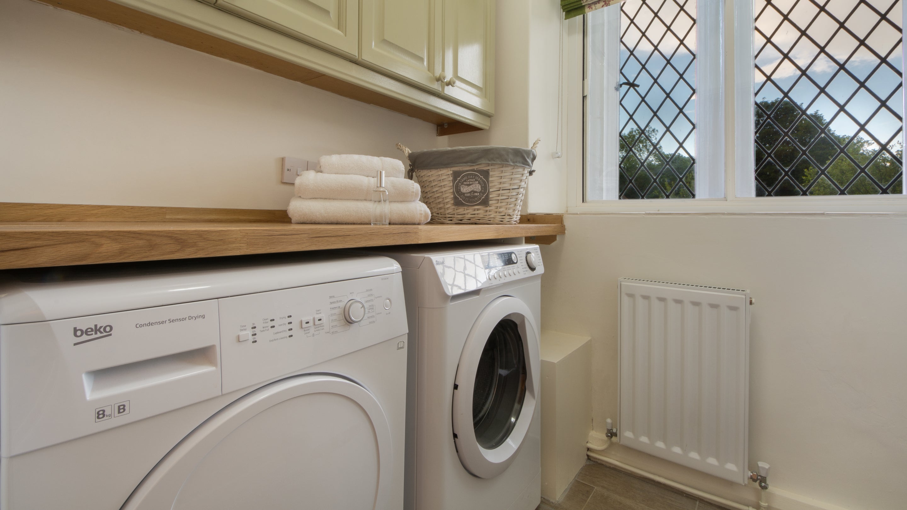 The utility room at West Gate Lodge, Fountains Abbey, Yorkshire