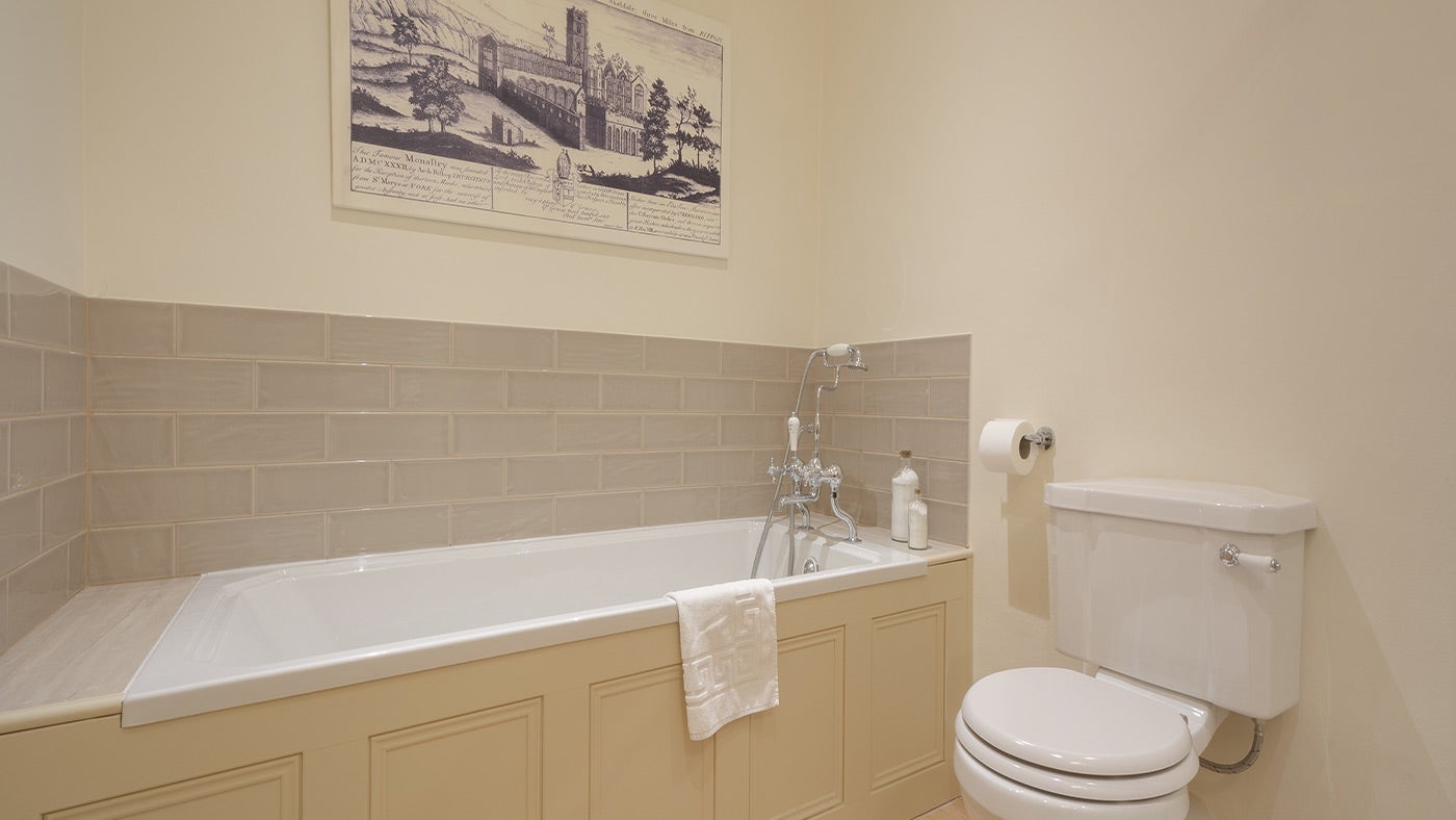 The third bedroom en-suite at Whitefields Cottage, Ripon, Yorkshire 