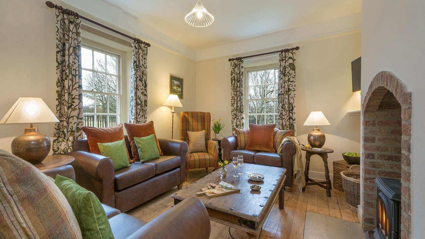The sitting room at Whitefields Cottage, Ripon, Yorkshire 