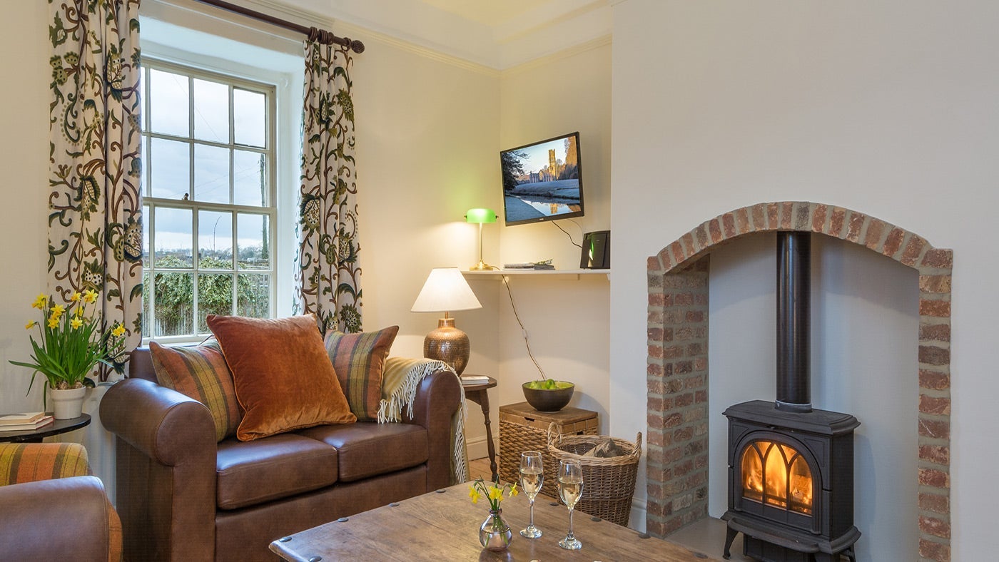 The sitting room at Whitefields Cottage, Ripon, Yorkshire 
