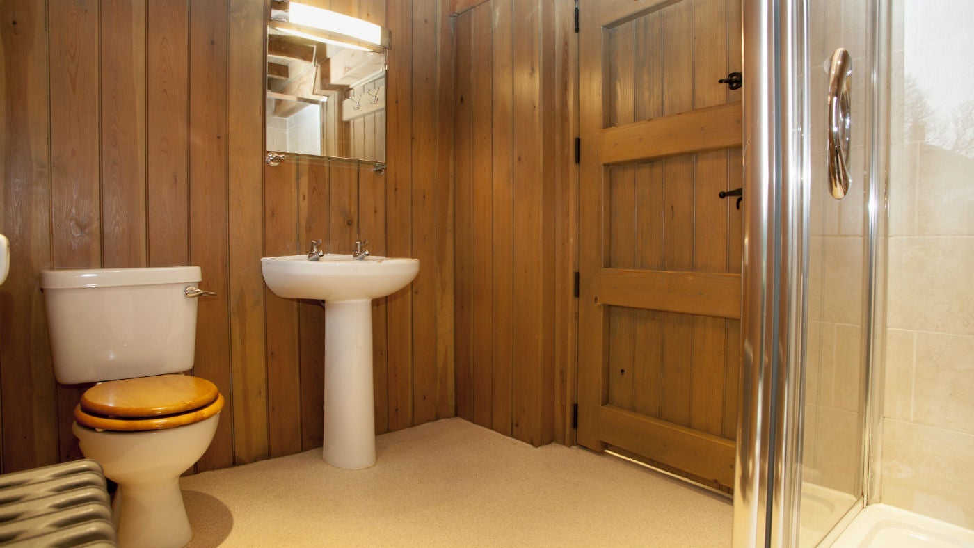 The bathroom at Widdop Gate Barn, Hebden Bridge, Yorkshire
