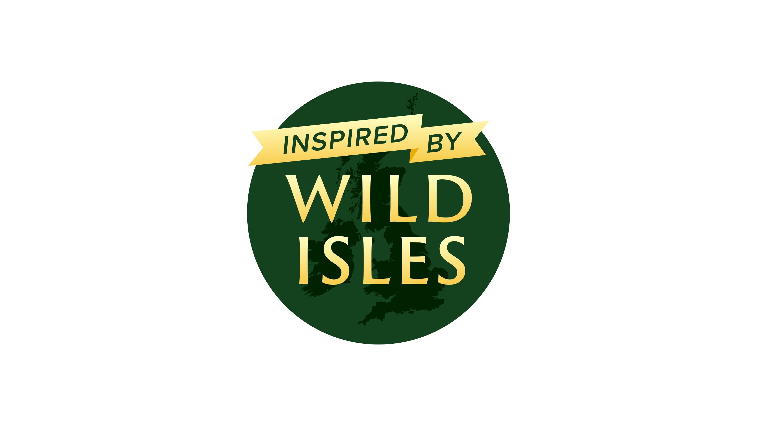A logo with the words 'Inspired by Wild Isles'
