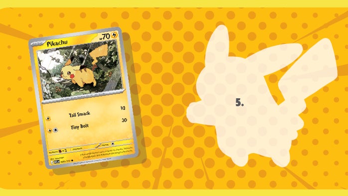 Pokémon sticker booklet showing pikachu