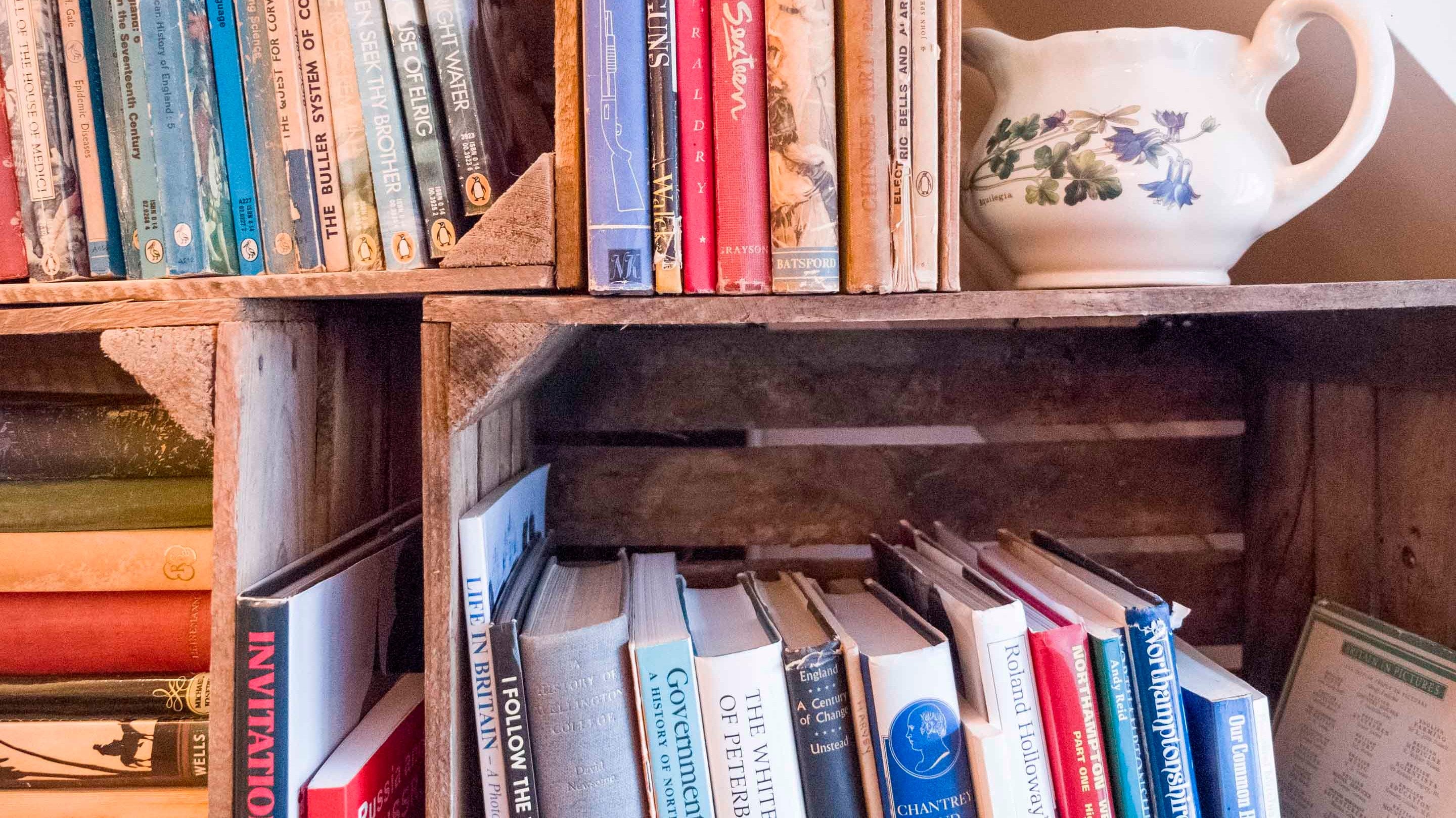 Second-hand bookshop at Stowe, Buckinghamshire