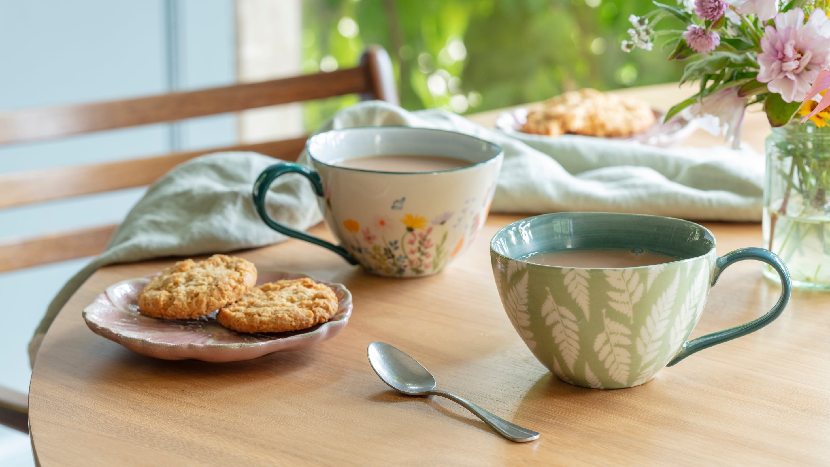 A wild blooms mug, part of the 2026 spring/summer collection