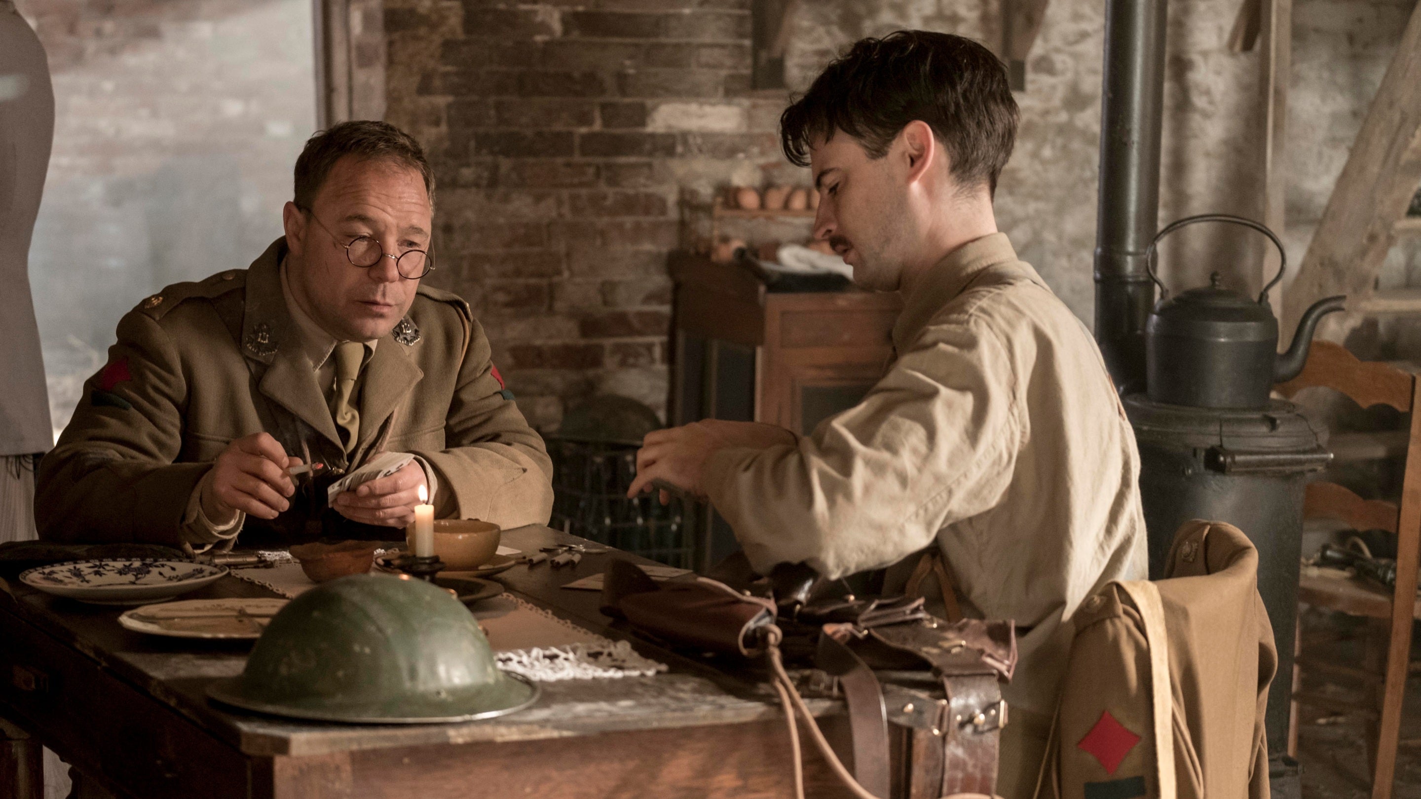 Actor Stephen Graham on set at Tredegar House in Newport, Wales, for the film Journey’s End.