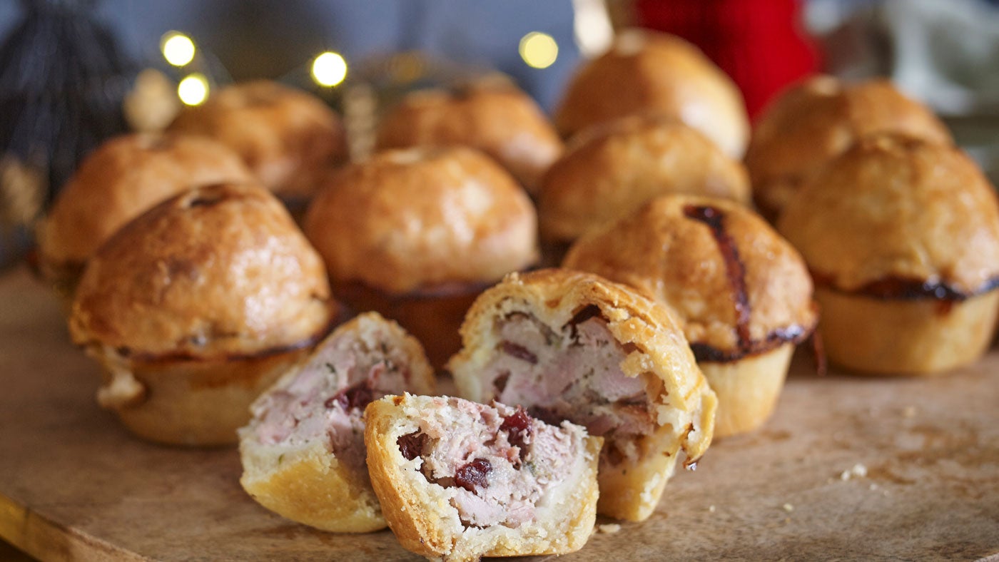 National Trust pork and turkey Pies
