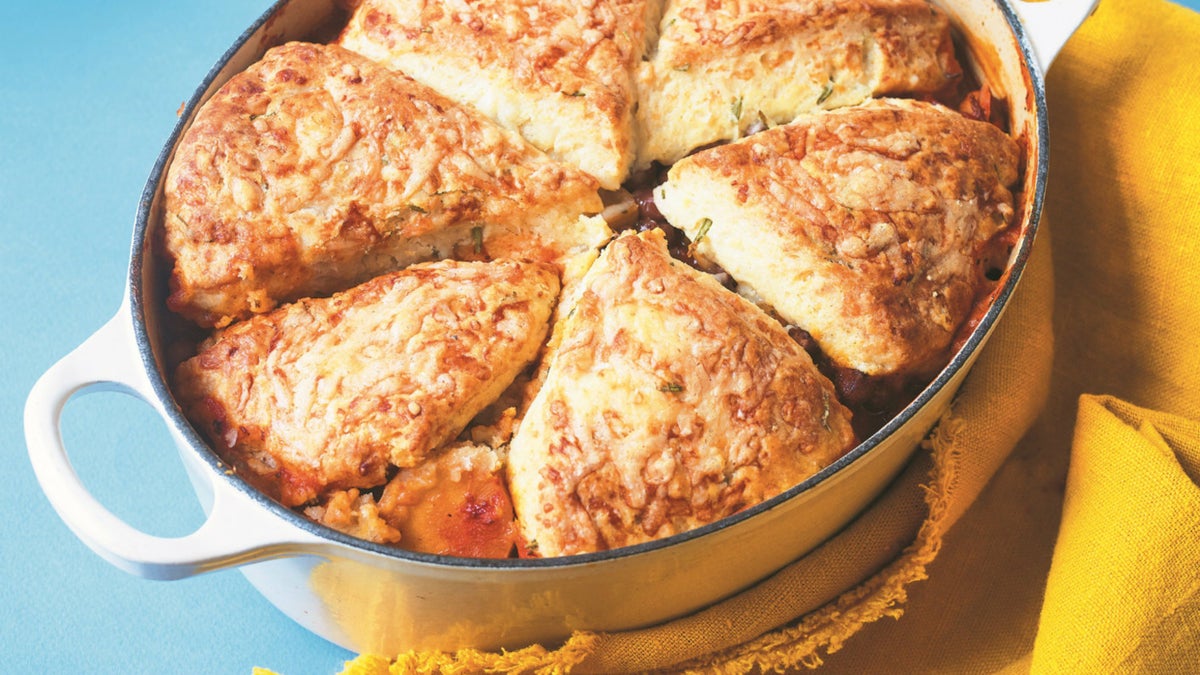 Autumn vegetarian cobbler | Recipes | National Trust