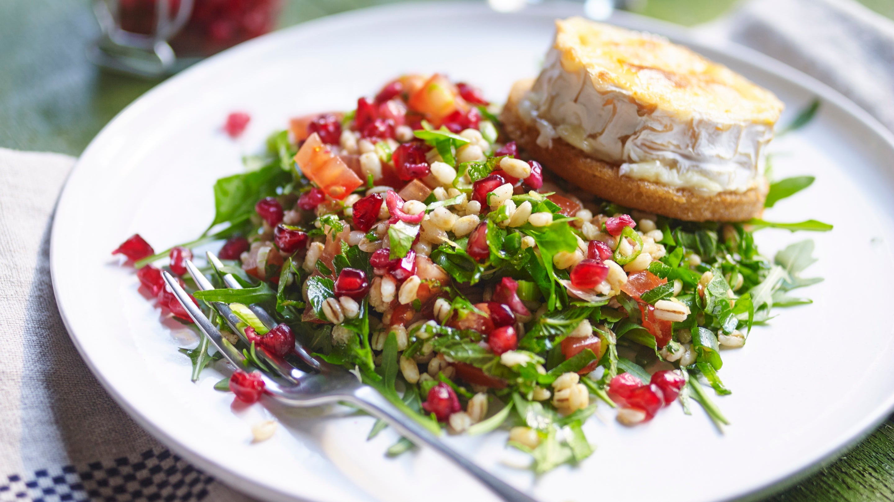 Goat's cheese tabbouleh recipe