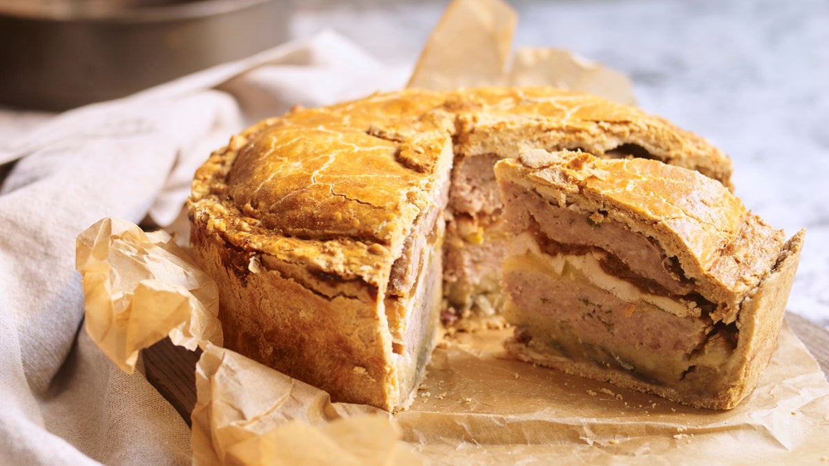 Pork and chicken picnic pie Recipes National Trust
