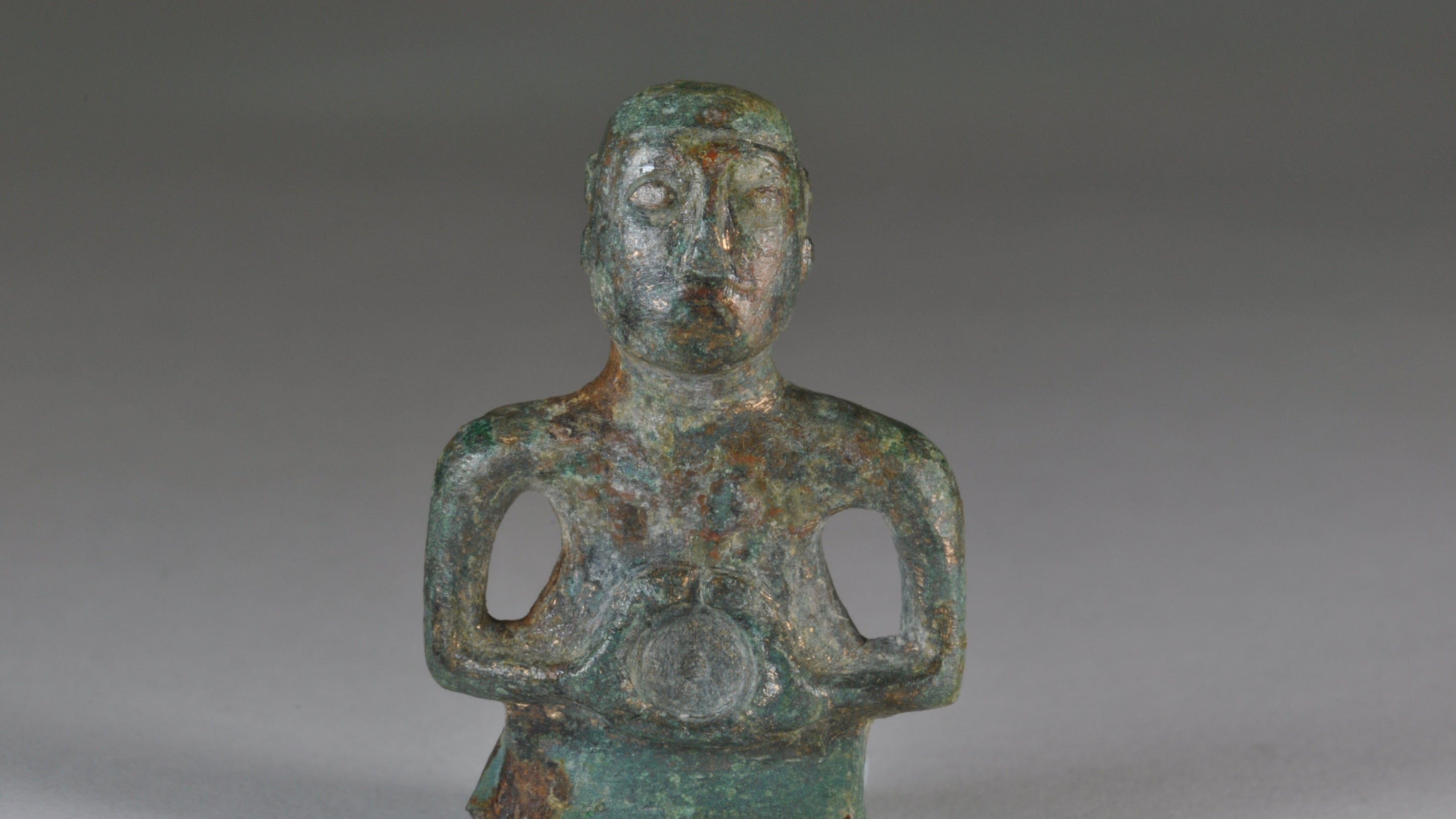 A Celtic deity figure found at Wimpole in Cambridgeshire