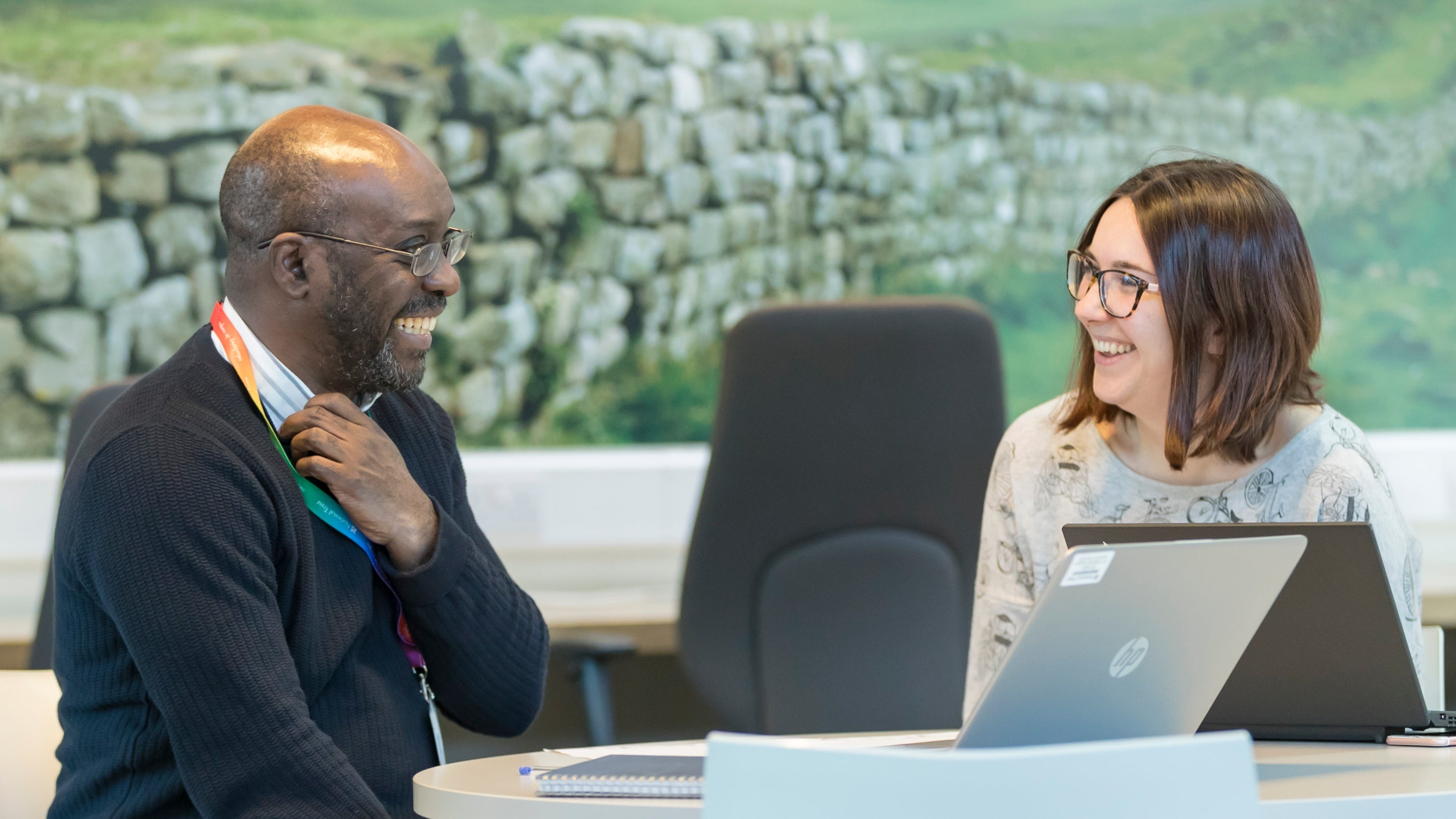 Staff at Heelis, National Trust Head Office, Swindon