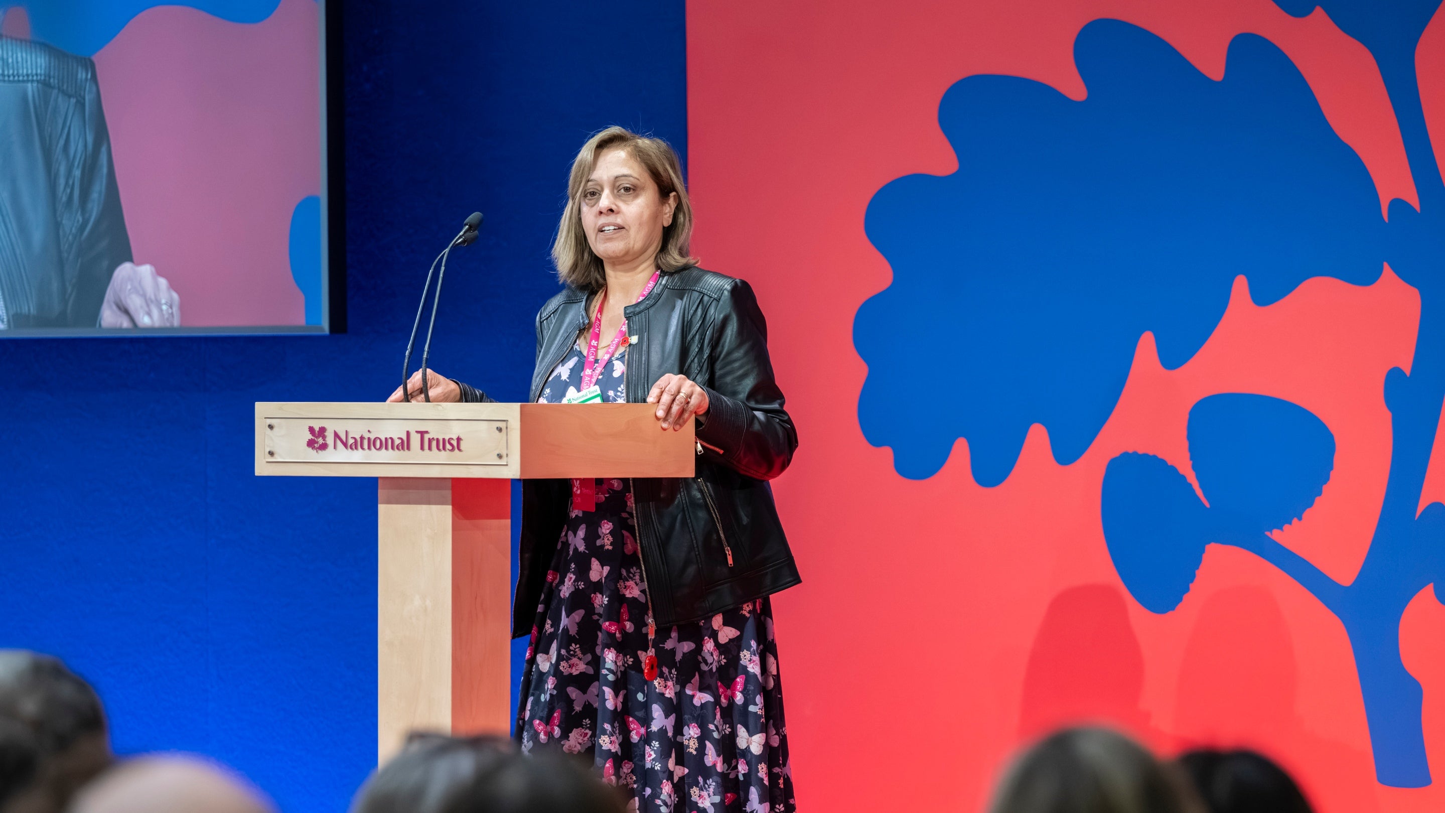 Min Grimshaw, a Trustee, at the 2025 AGM