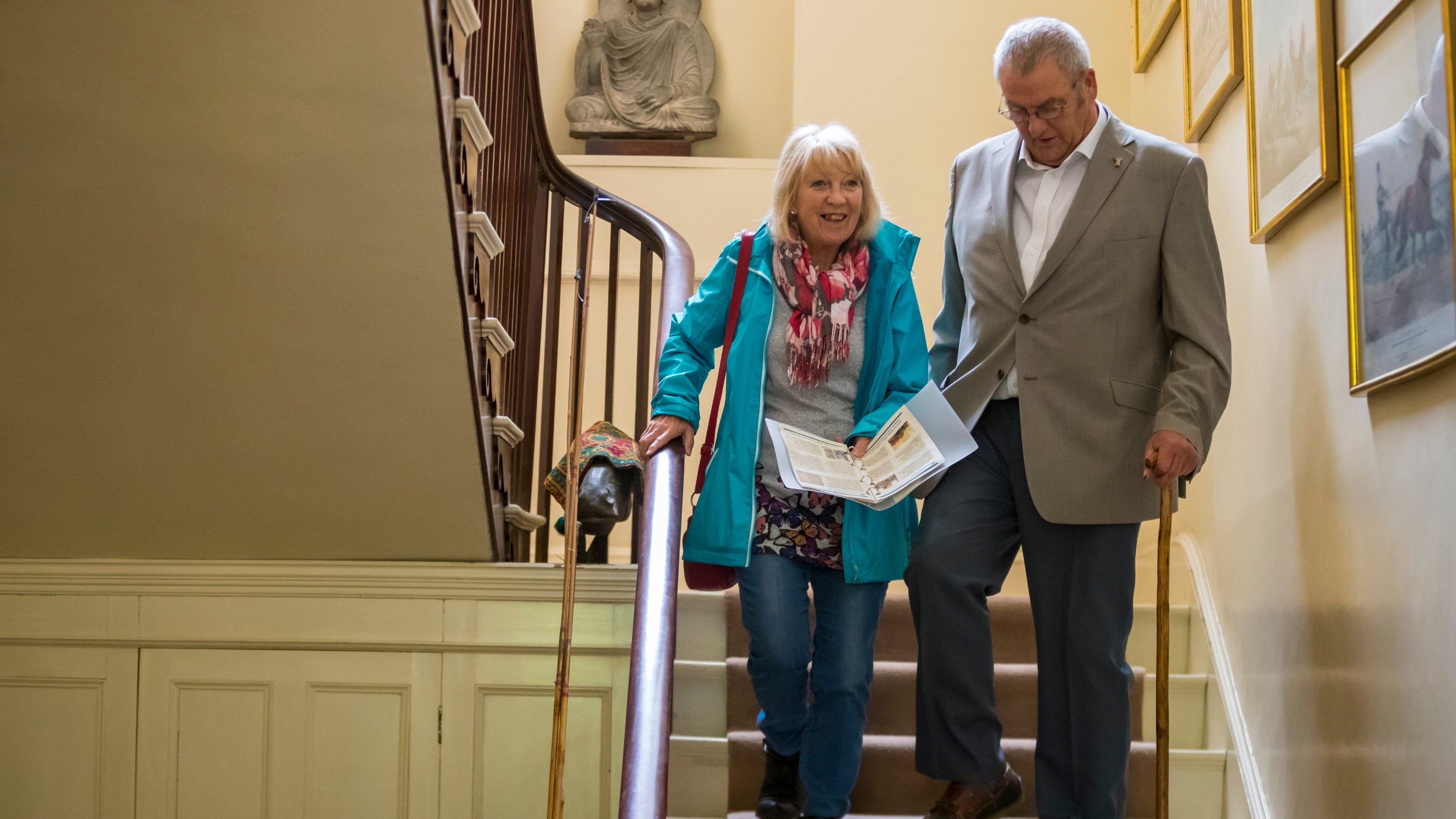 Visitors at Greenway, Devon