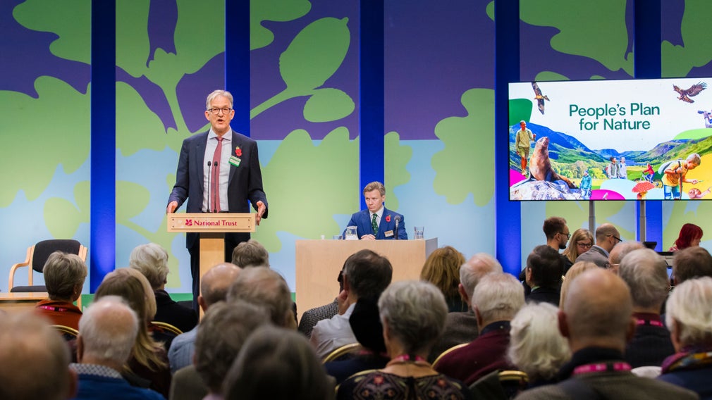National Trust Council Chair, René Olivieri at the 2023 AGM