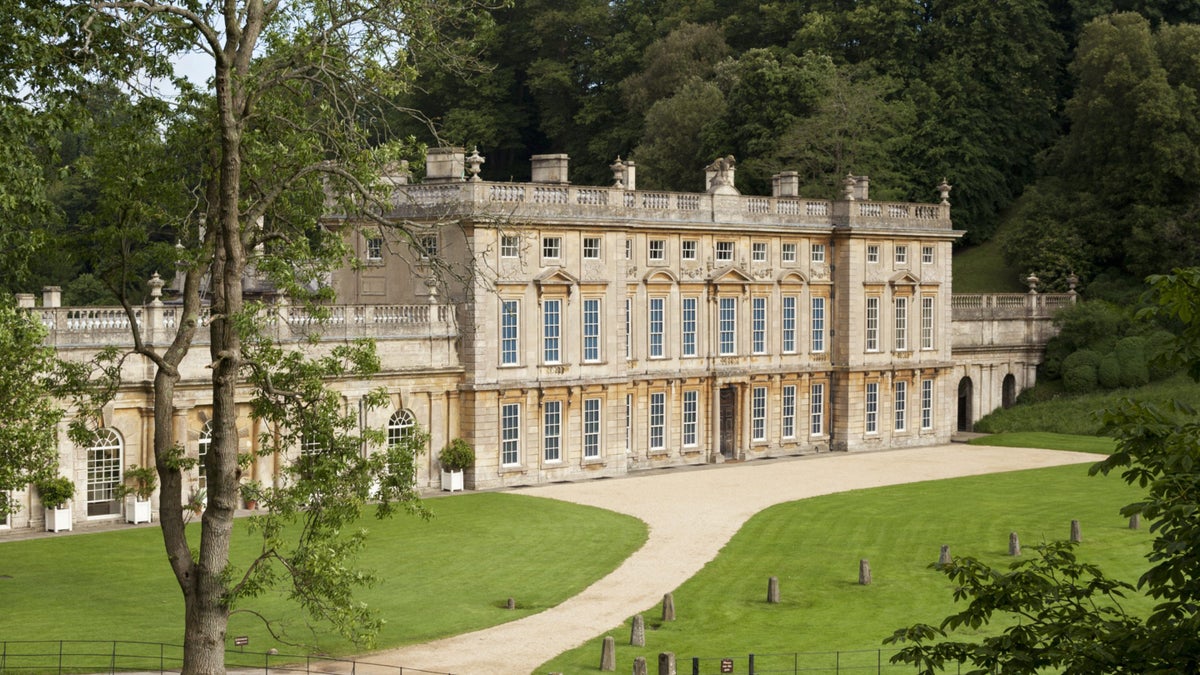 The Baroque east front of Dyrham Park, South Gloucestershire