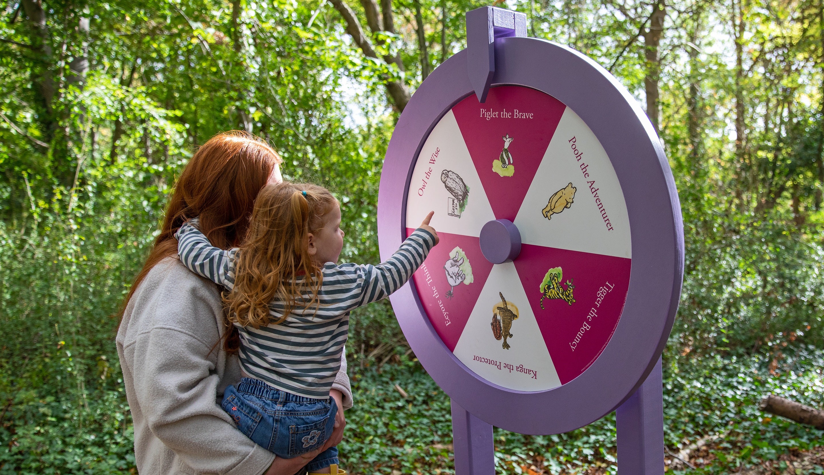 Fun and games on the Winnie-the-Pooh story trail at Anglesey Abbey