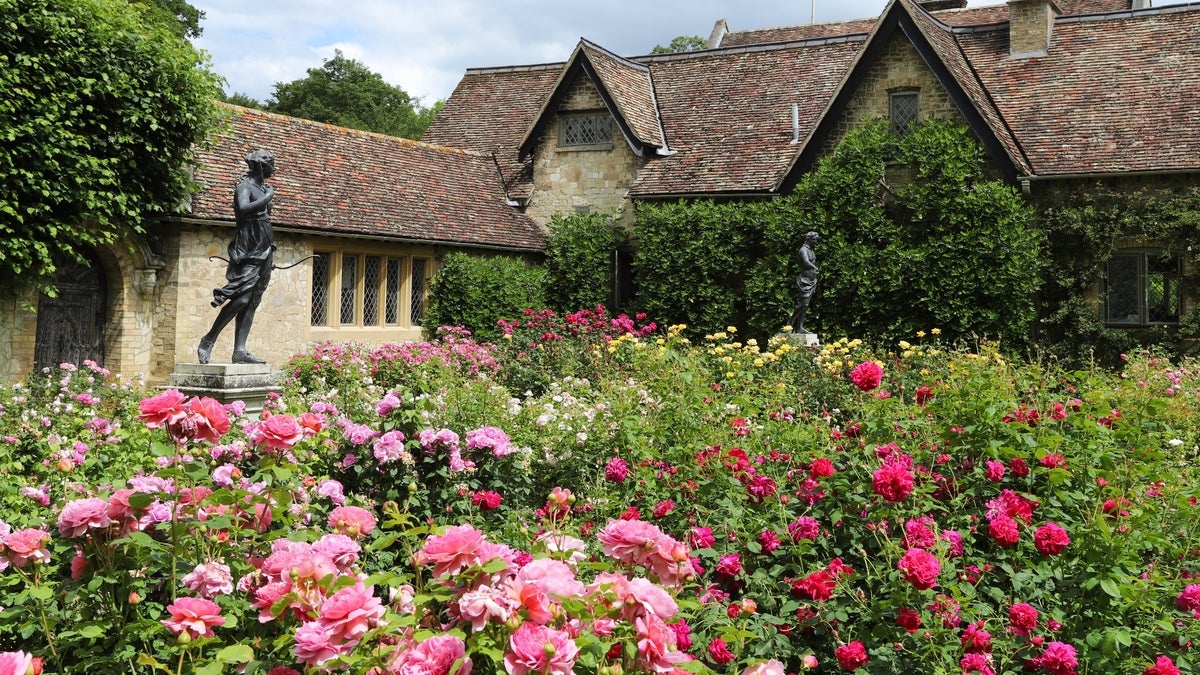Anglesey Abbey's garden Cambridgeshire National Trust