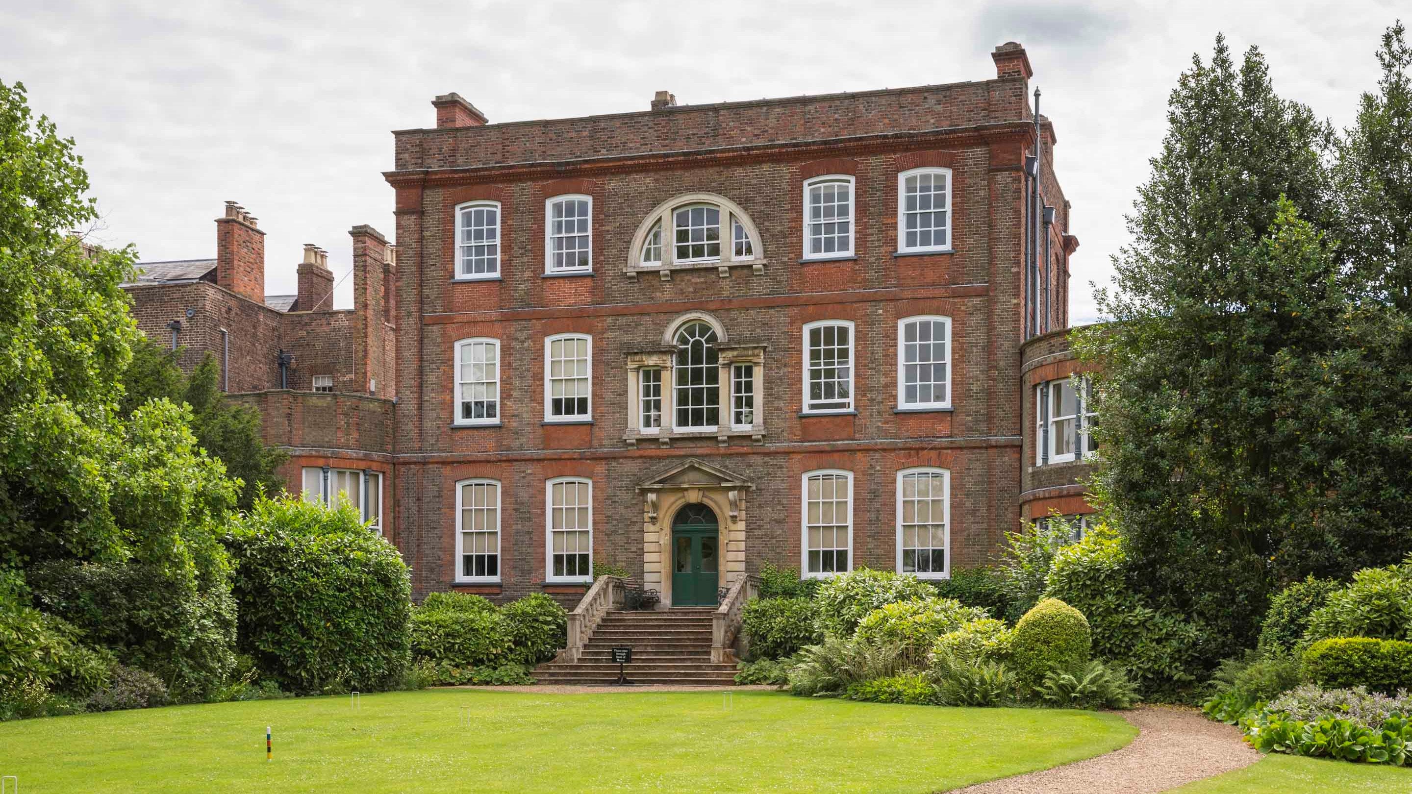 The back of Peckover House and Garden, Cambridgeshire