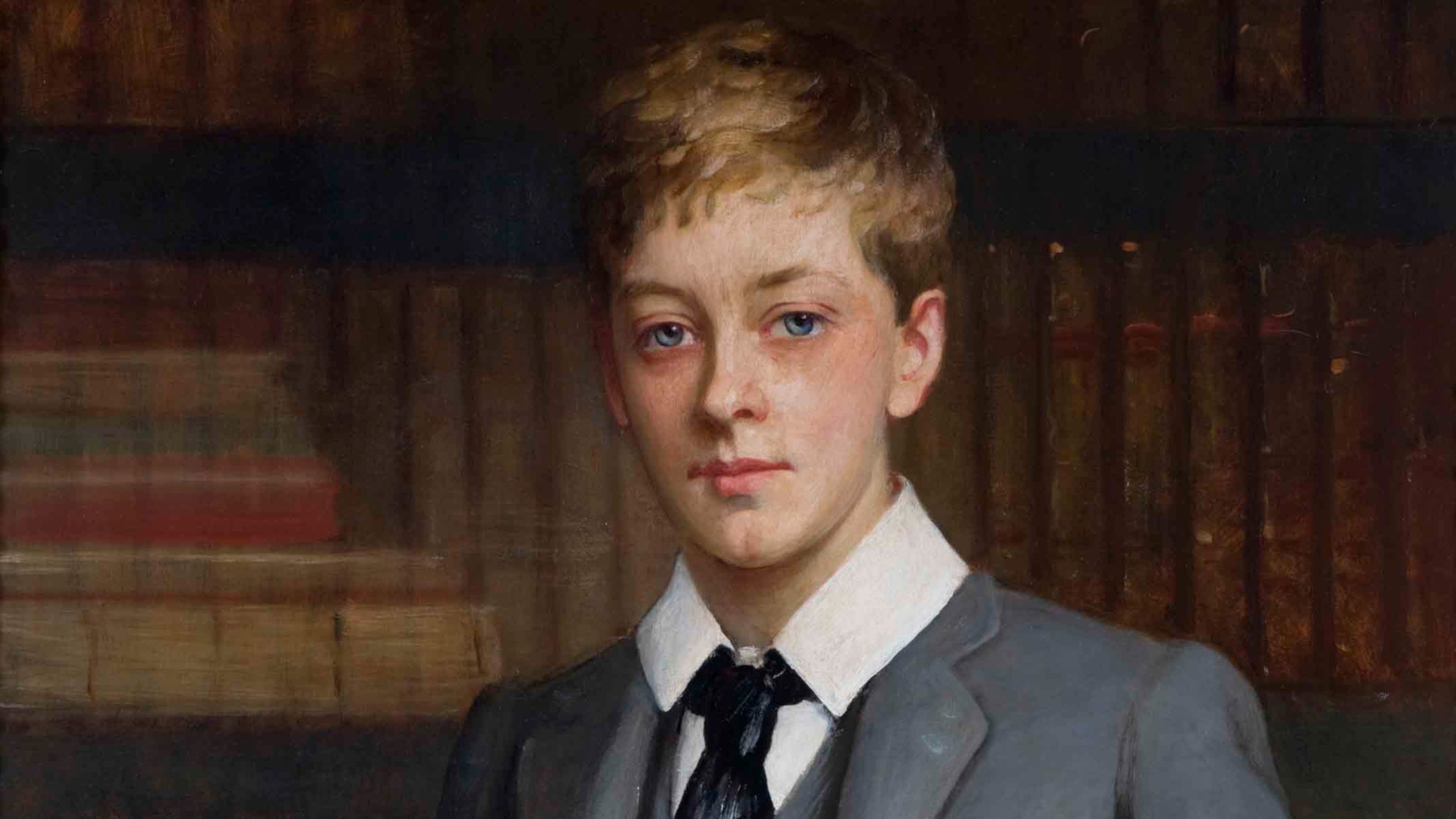 Portrait of Hon Thomas Charles Reginald Agar-Robartes, son of 6th Viscount Clifen, while at Eton
