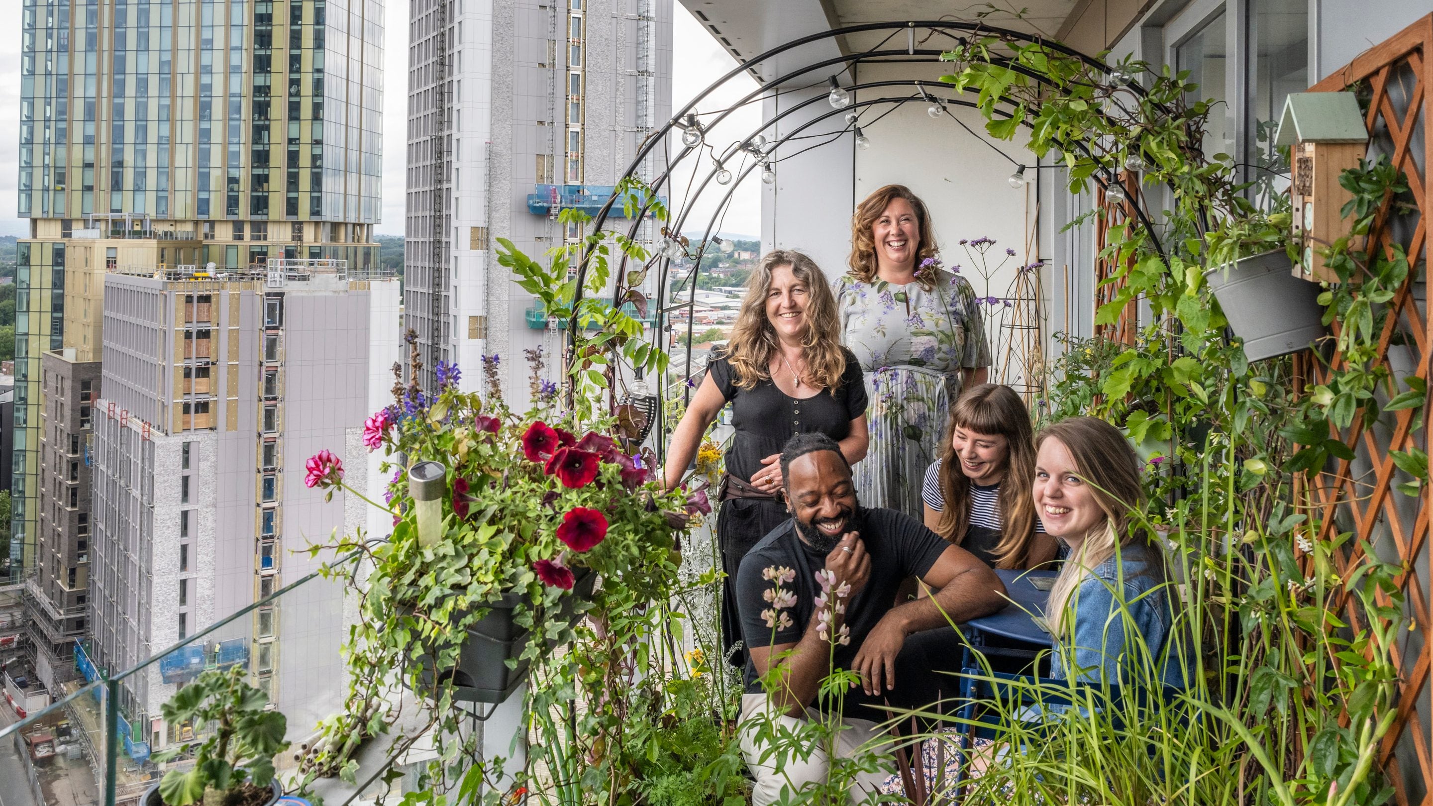 Balcony image from 2024 with a the judges from the 2024 pilot.