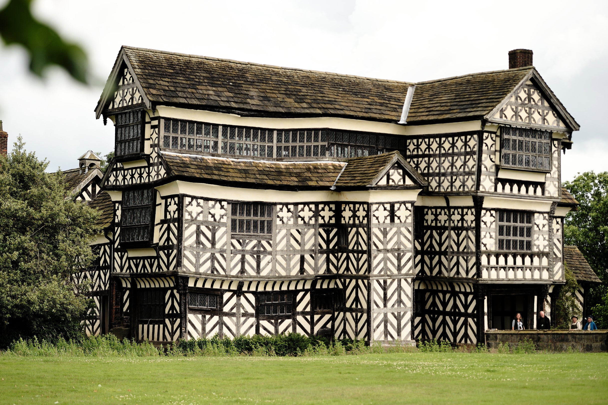 The exterior of Little Moreton Hall