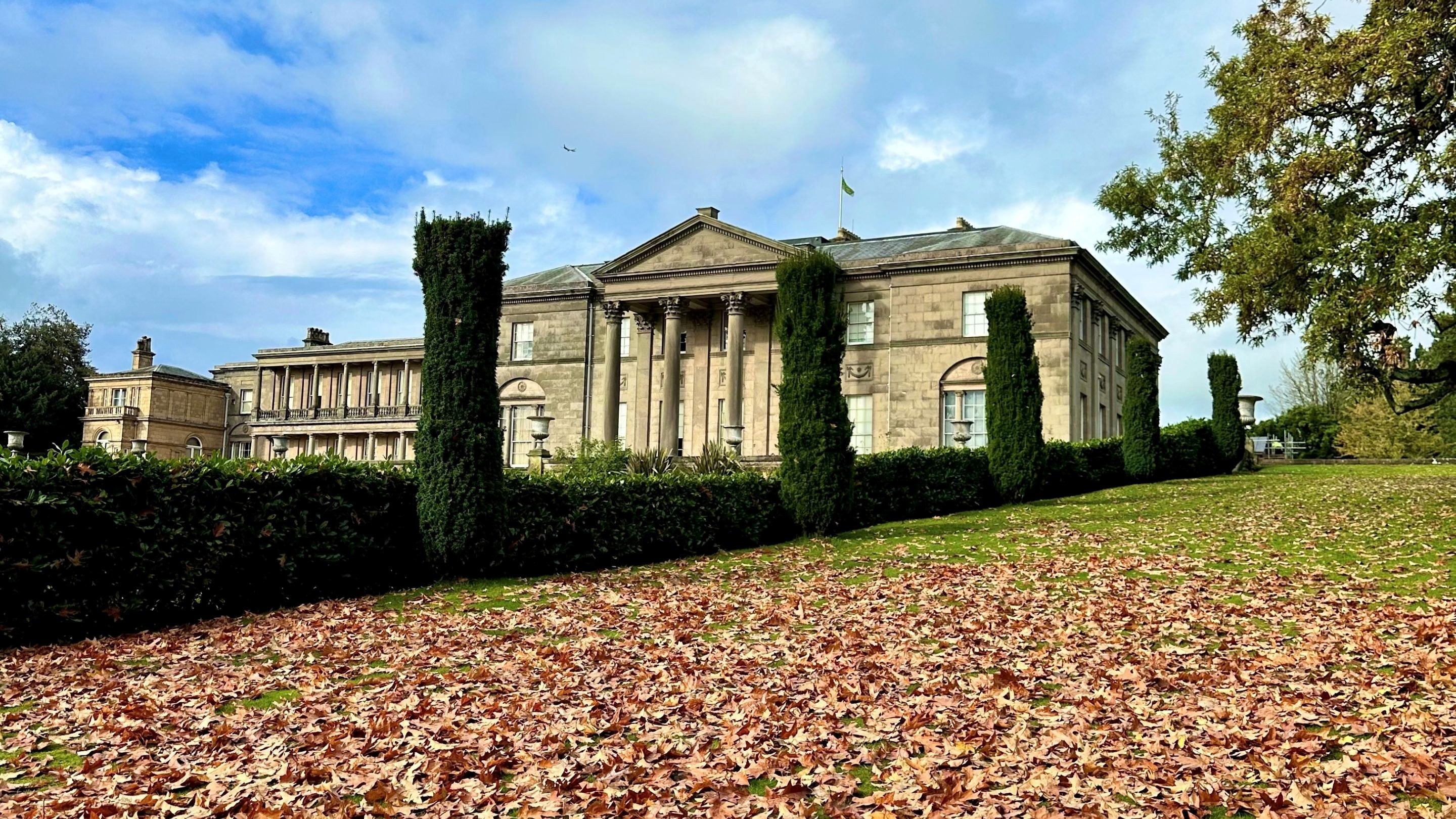 View of the Mansion in Autumn, Tatton Park, Cheshire