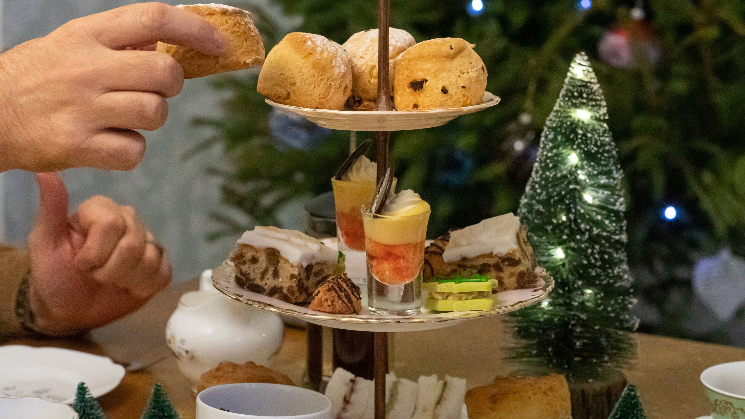 Festive Afternoon Tea at The Gardener's Cottage Tea Room, Tatton Park, Cheshire