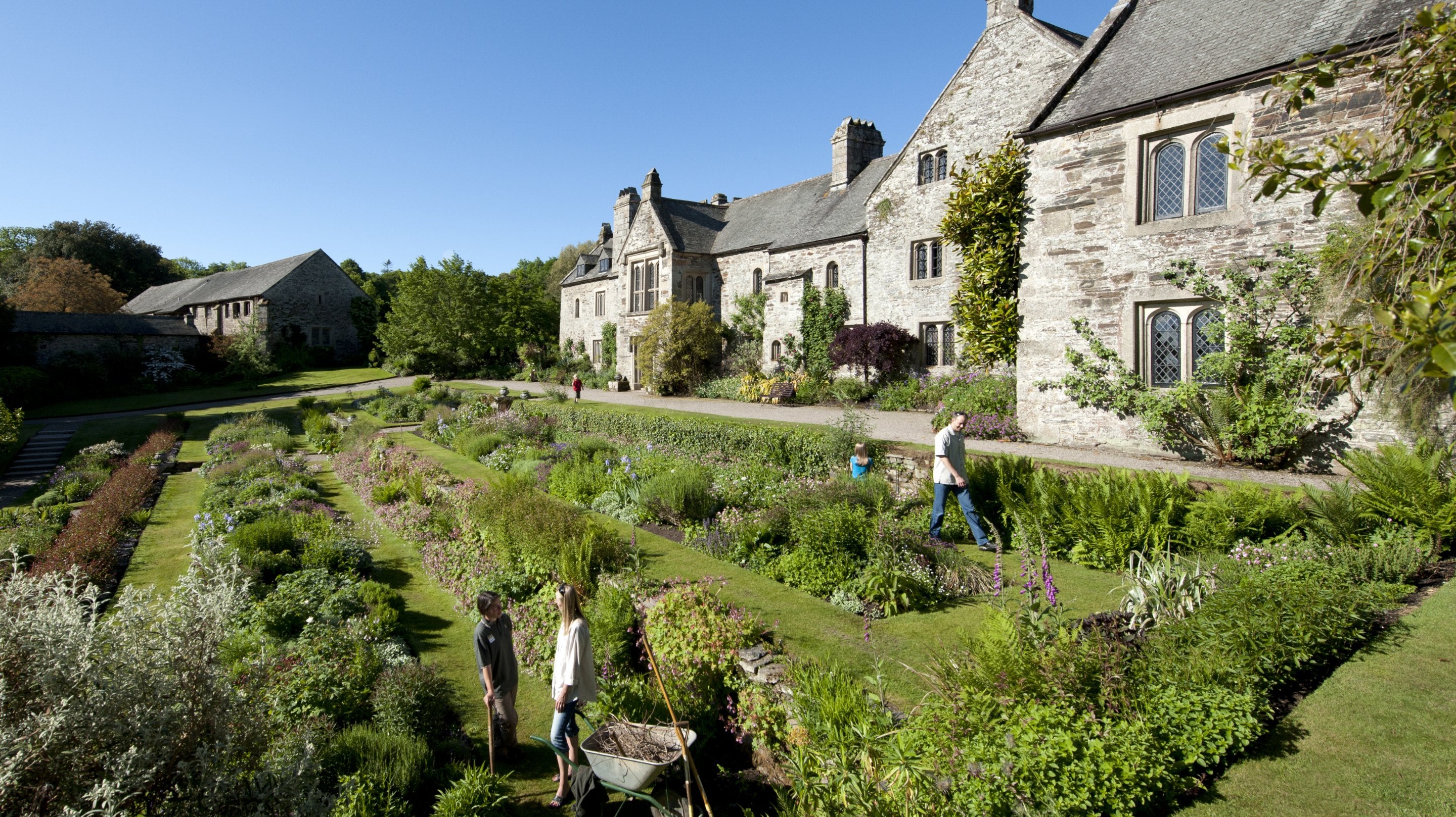 Visiting the garden at Cotehele, Cornwall